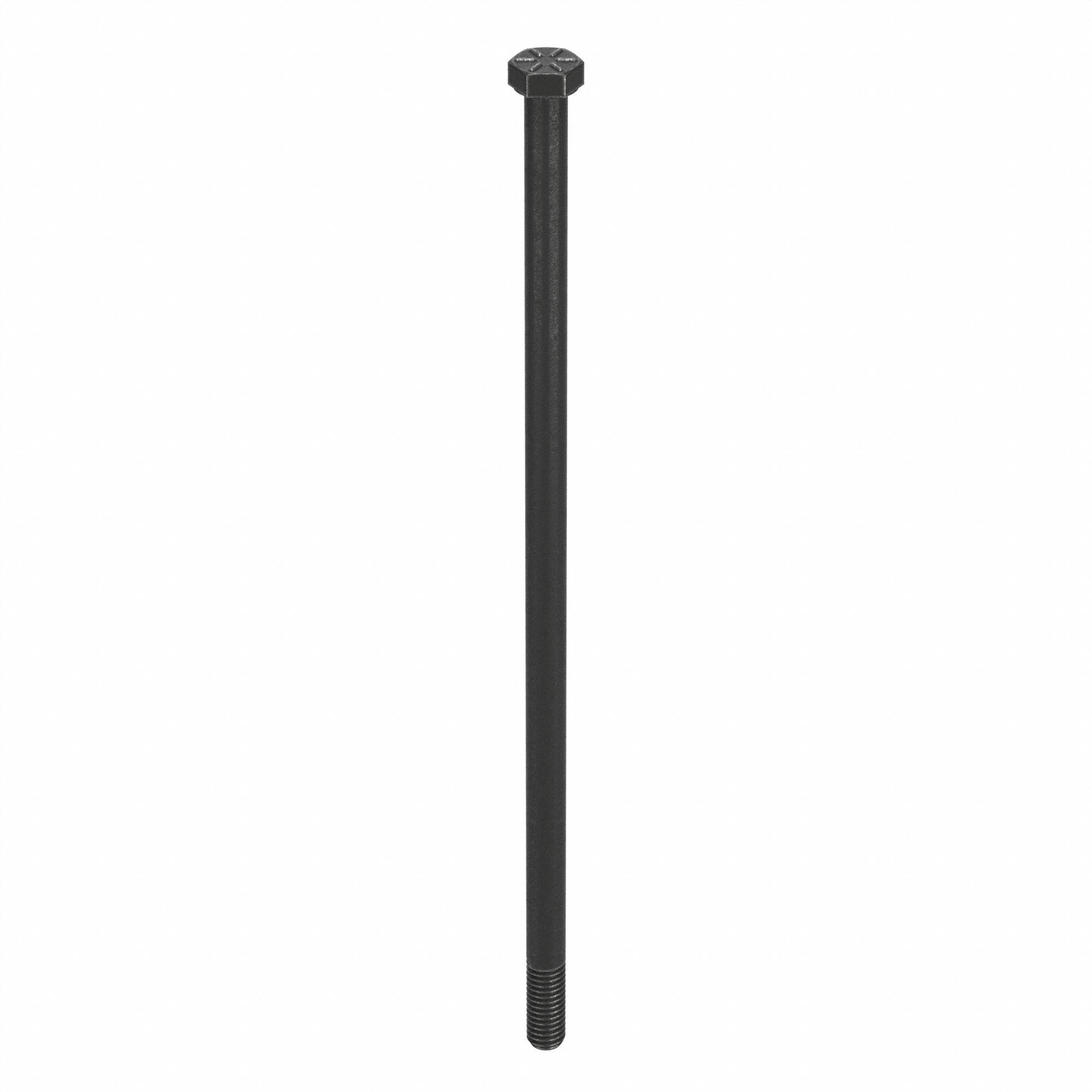 Hex Head Cap Screw: Steel, Grade 8, Black Oxide, 3/8"-16, Coarse, 10 in lg, Globally Sourced, 5 PK