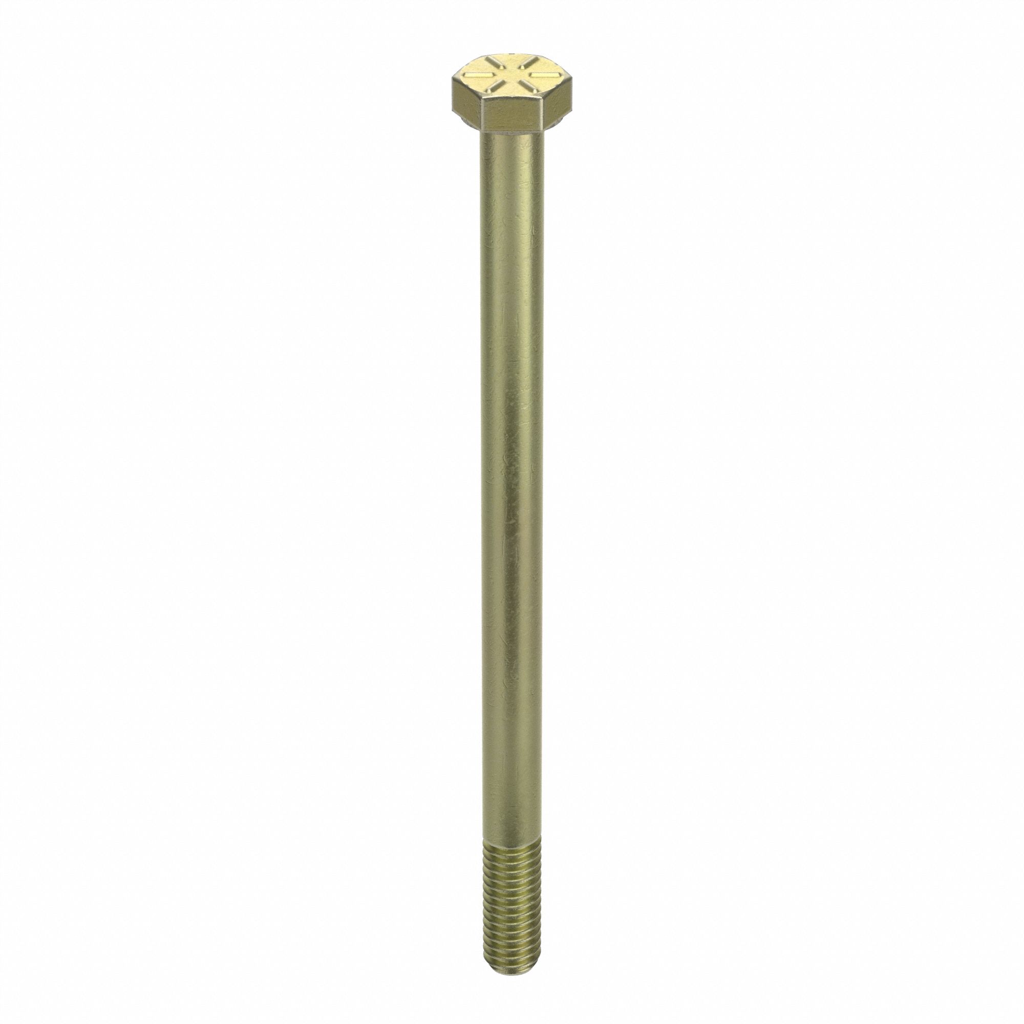 Hex Head Cap Screw: Steel, Grade 8, Zinc Yellow, 5/16"-18, Coarse, 5 in lg, Globally Sourced, 25 PK