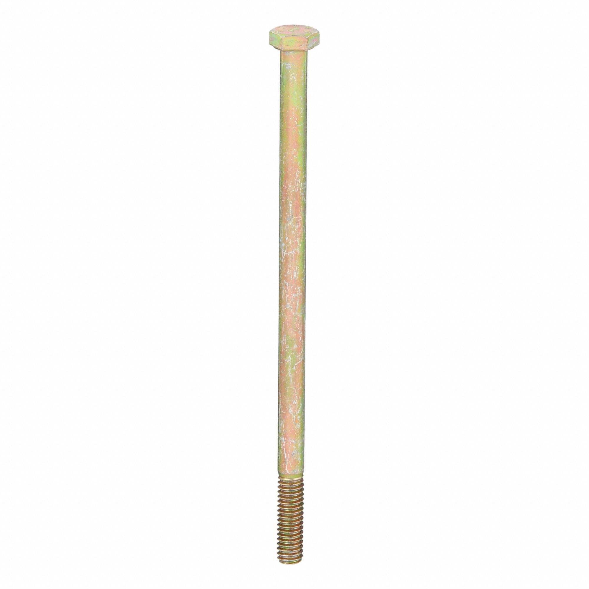 Hex Head Cap Screw: Steel, Grade 8, Zinc Yellow, 5/16"-18, Coarse, 6 in lg, Globally Sourced, 25 PK