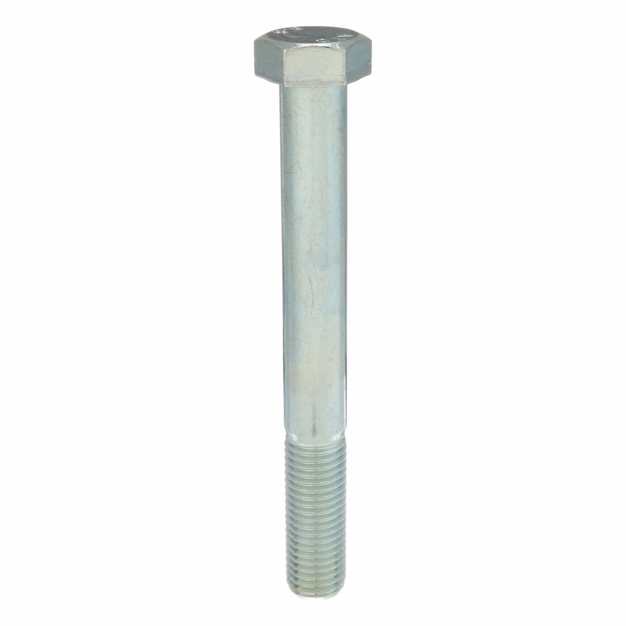 Hex Head Cap Screw: Steel, Class 8.8, Zinc Plated, M24-3.00, Coarse, 200 mm lg, Metric, HRC23, 5 PK