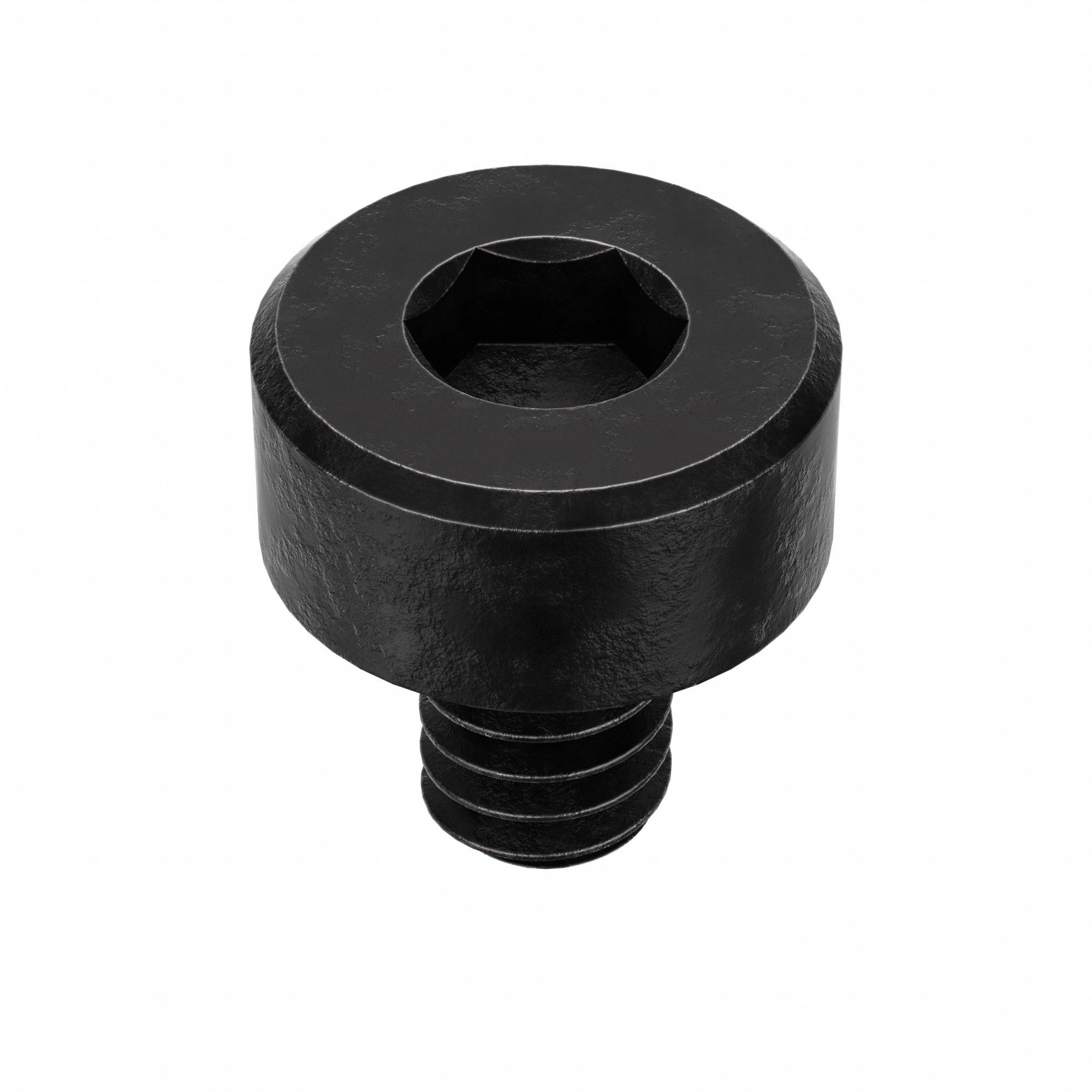 Socket Head Cap Screw: #2-56 Thread Size, 1/8 in Lg, Std, Black Oxide, Alloy Steel, 100 PK