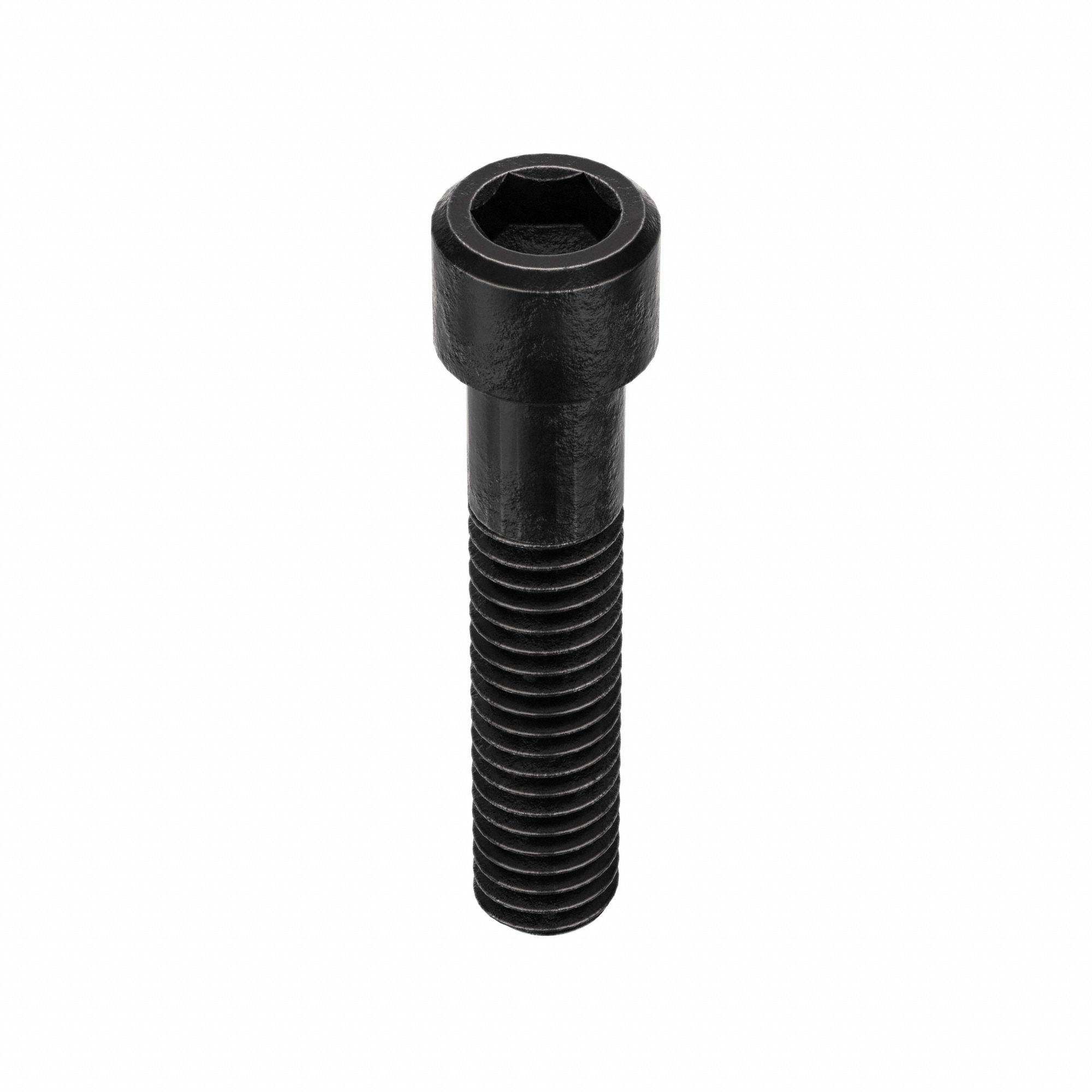 Socket Head Cap Screw: 5/16"-18 Thread Size, 1 1/2 in Lg, Std, Black Oxide, Alloy Steel, 50 PK