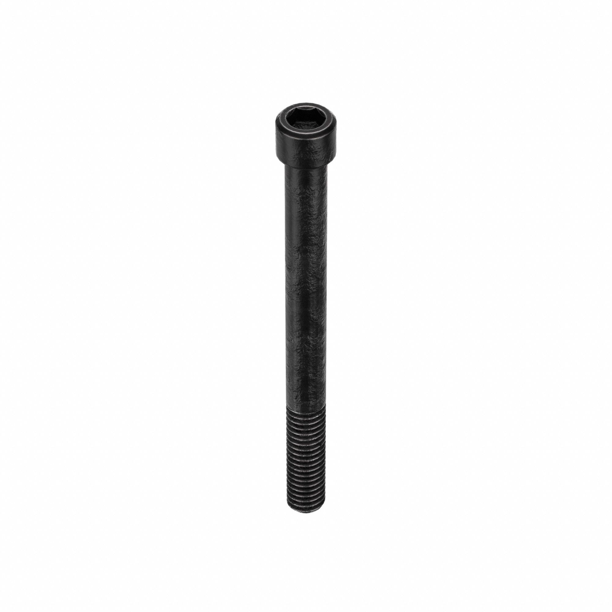 Socket Head Cap Screw: 5/16"-18 Thread Size, 3 1/2 in Lg, Std, Black Oxide, Alloy Steel, 25 PK