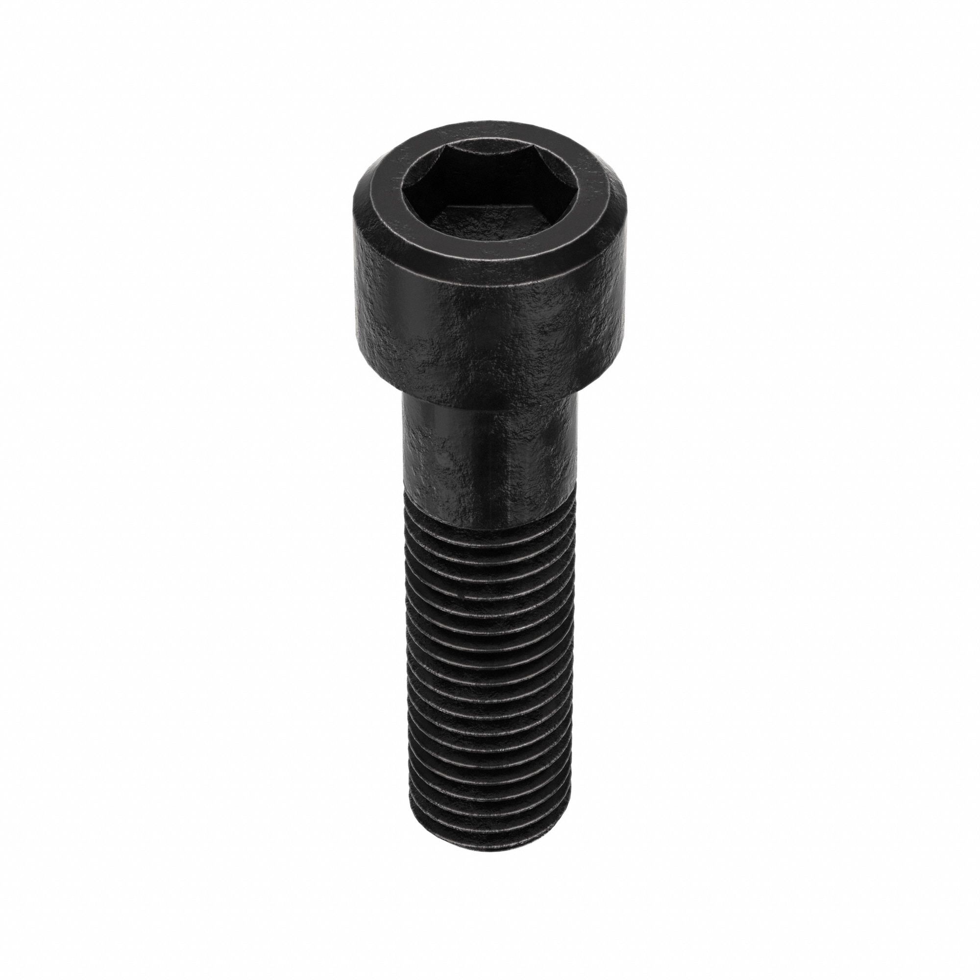 Socket Head Cap Screw: 5/16"-18 Thread Size, 6 in Lg, Std, Black Oxide, Alloy Steel, 10 PK
