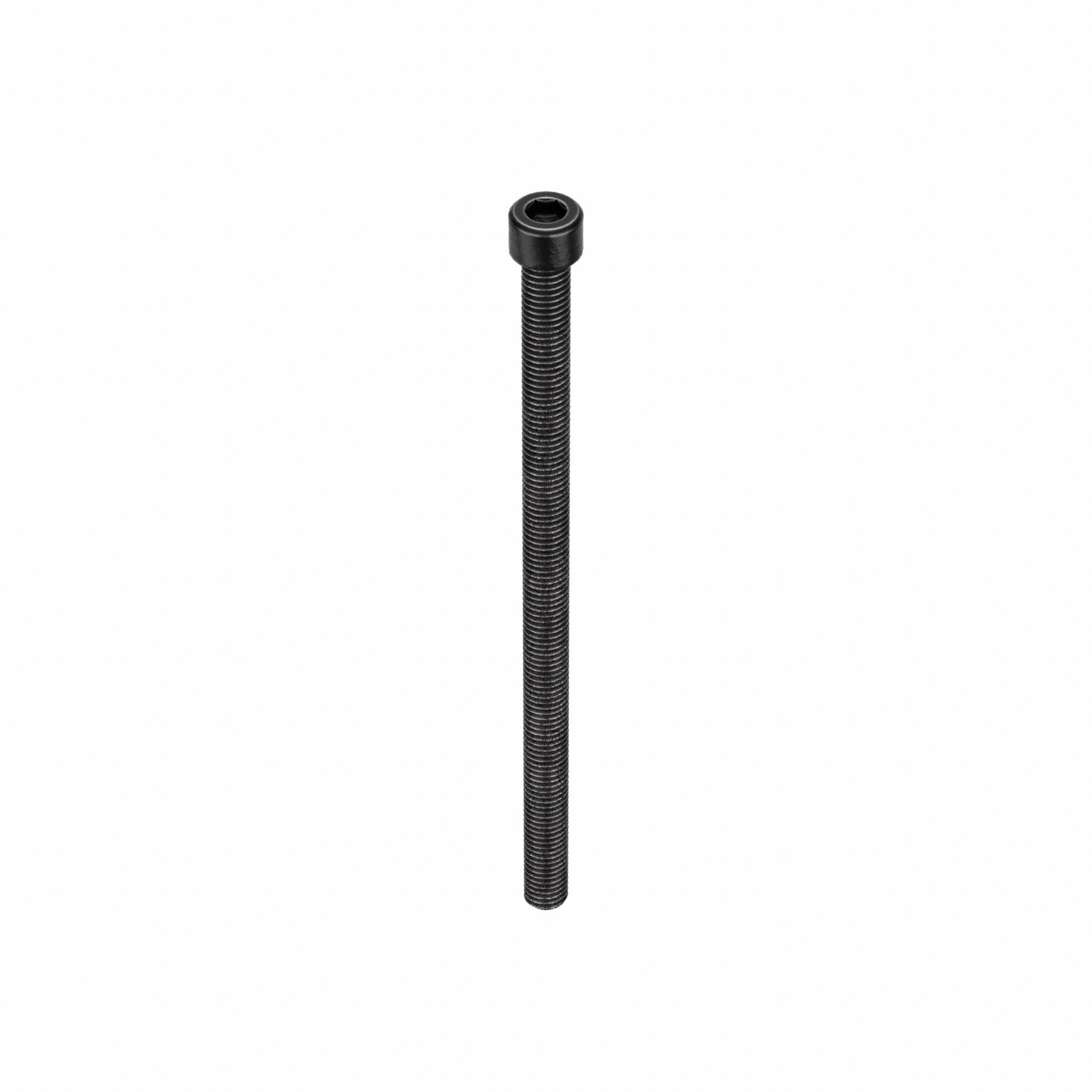 SOCKET HEAD CAP SCREW, ½"-13 THREAD, 9 IN L, STANDARD, BLACK OXIDE, STEEL, ½ IN HEAD H, STEEL