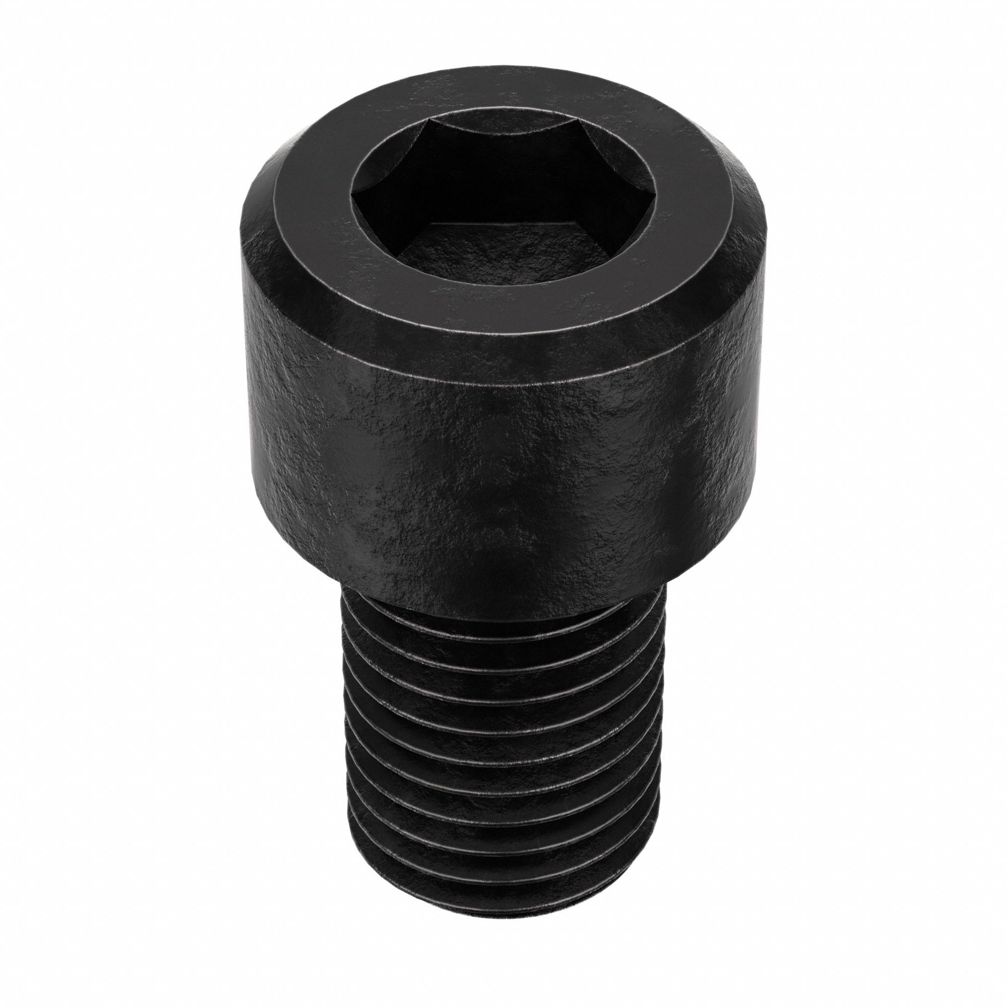 Socket Head Cap Screw: 1"-8 Thread Size, 1 1/2 in Lg, Std, Black Oxide, Alloy Steel, 5 PK
