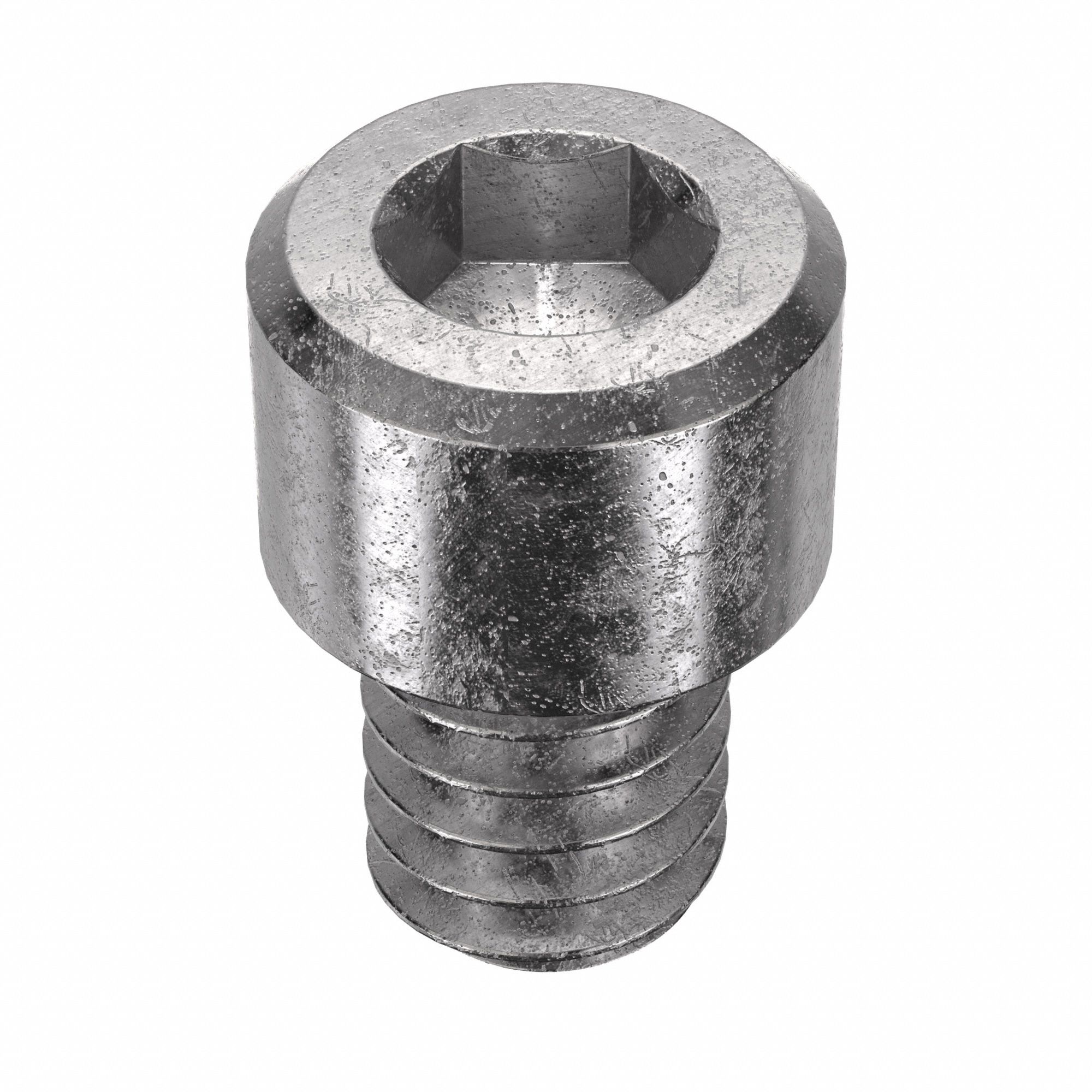 Socket Head Cap Screw: 1/4"-20 Thread Size, 5/16 in Lg, Std, Plain, Stainless Steel, 18-8, 100 PK