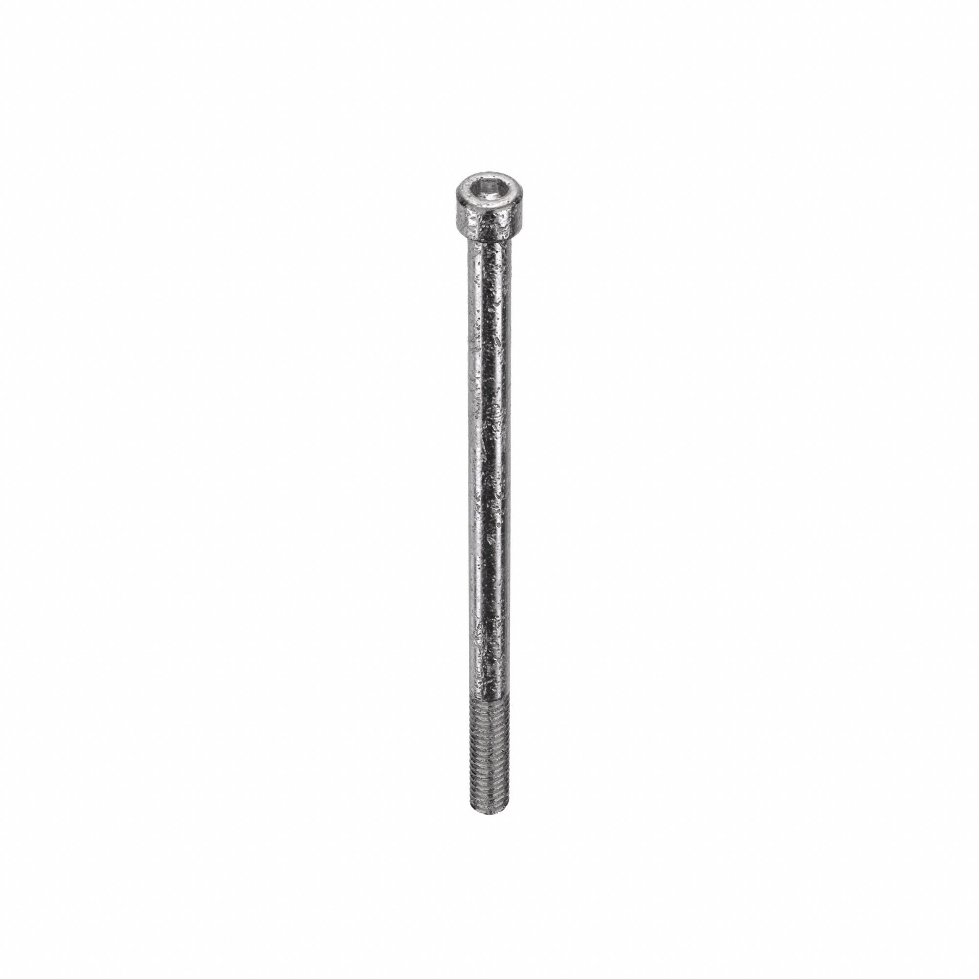 Socket Head Cap Screw: 1/4"-20 Thread Size, 4 1/2 in Lg, Std, Plain, Stainless Steel, 18-8, 25 PK