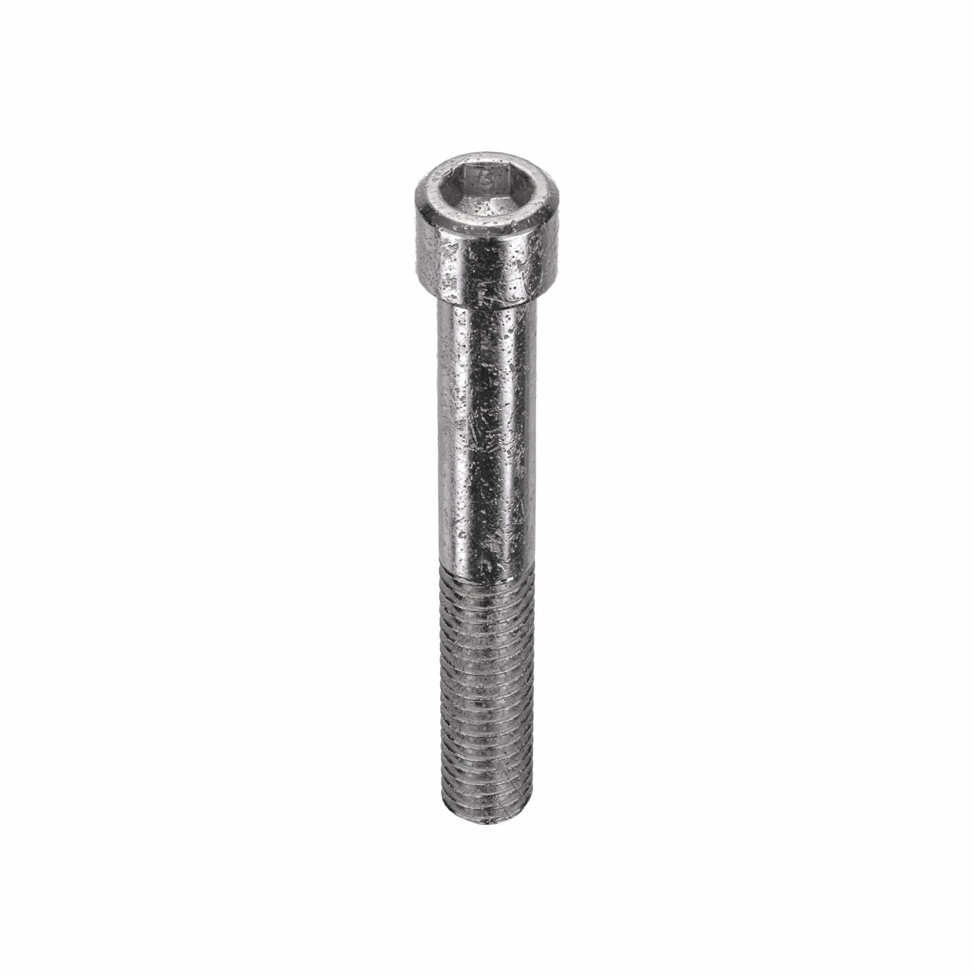 Socket Head Cap Screw: 5/16"-18 Thread Size, 2 1/4 in Lg, Std, Plain, Stainless Steel, 18-8, 25 PK