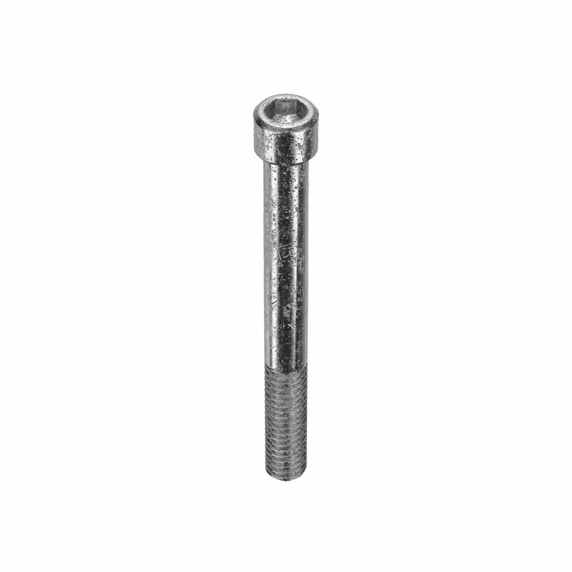 Socket Head Cap Screw: 5/16"-18 Thread Size, 3 in Lg, Std, Plain, Stainless Steel, 18-8, 25 PK