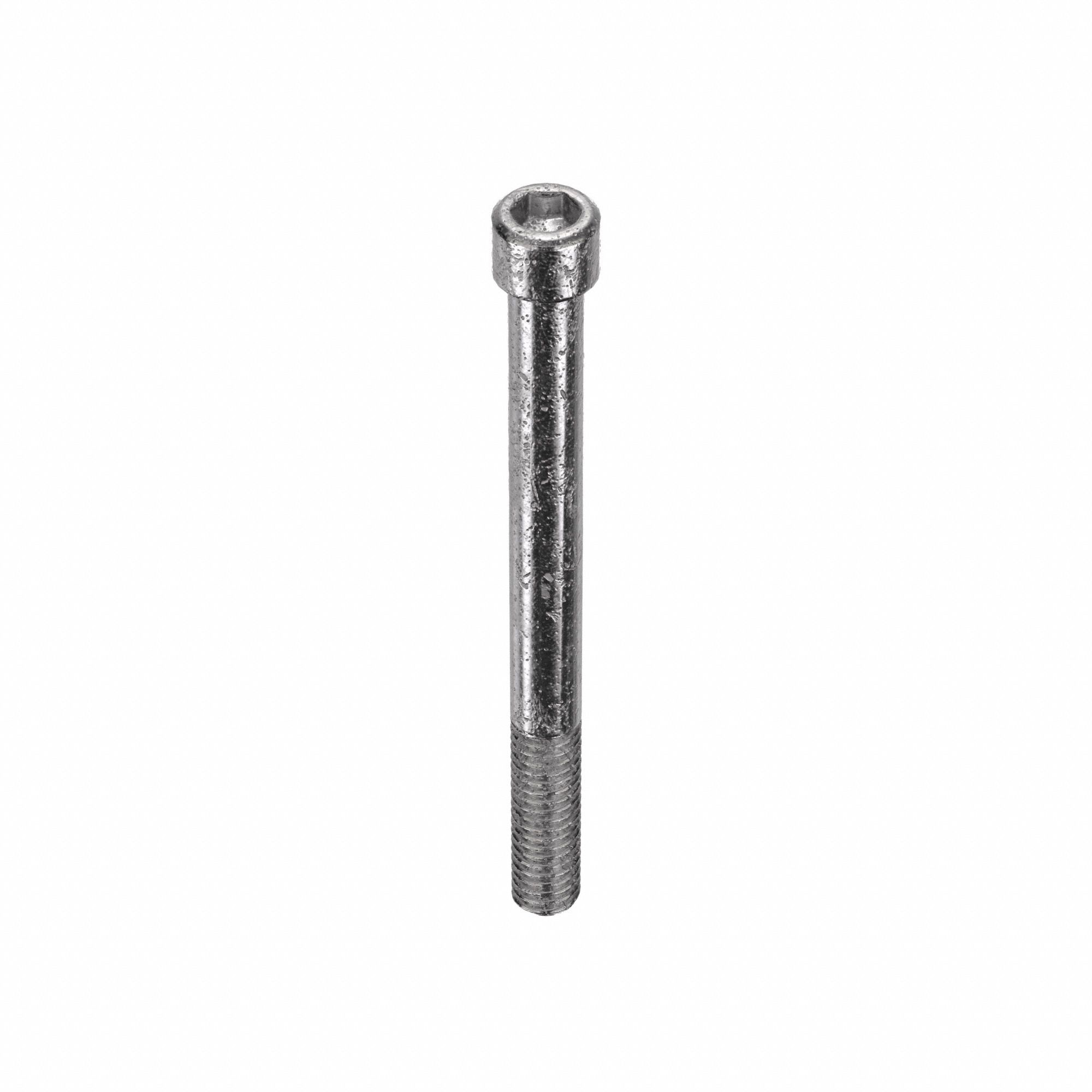 Socket Head Cap Screw: 5/16"-18 Thread Size, 3 1/2 in Lg, Std, Plain, Stainless Steel, 18-8, 25 PK