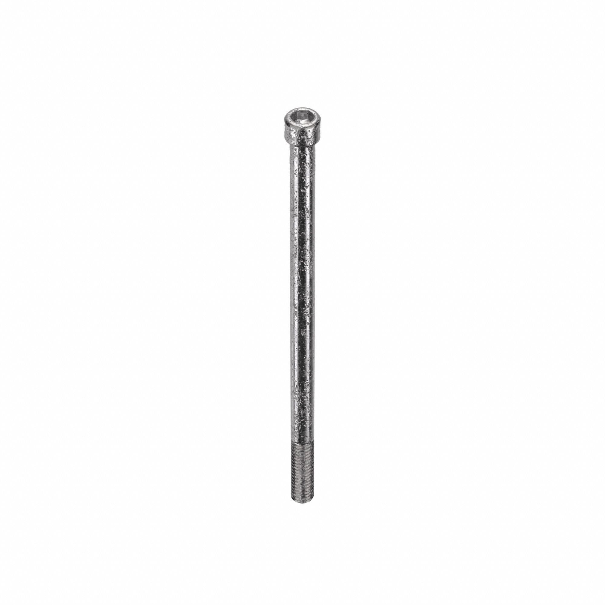 Socket Head Cap Screw: 5/16"-18 Thread Size, 6 in Lg, Std, Plain, Stainless Steel, 18-8, 10 PK