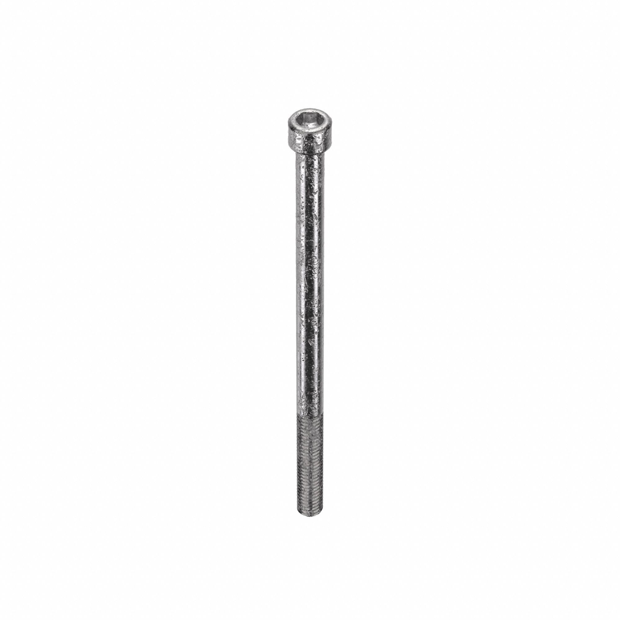 Socket Head Cap Screw: 3/8"-16 Thread Size, 6 1/2 in Lg, Std, Plain, Stainless Steel, 18-8, 5 PK