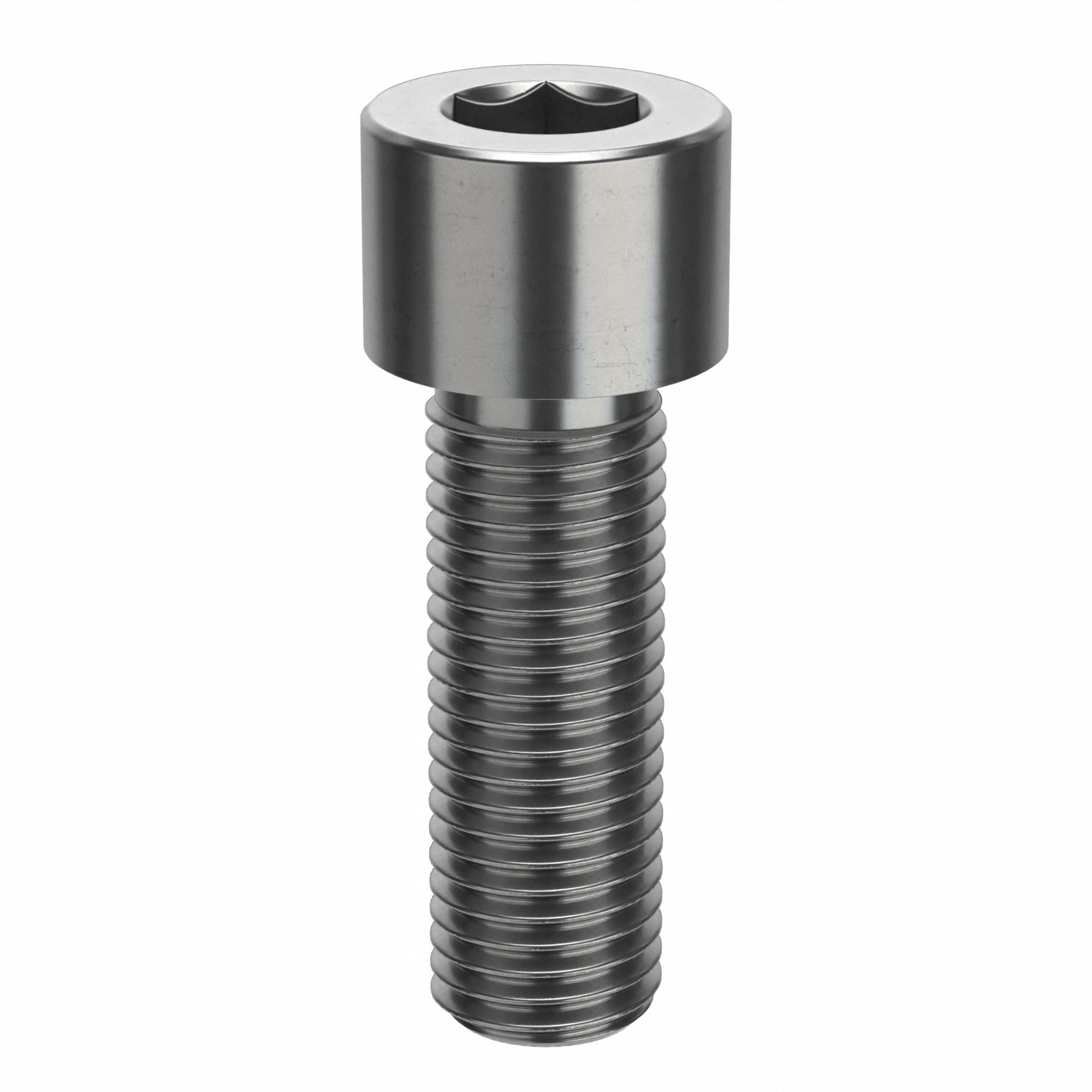 Socket Head Cap Screw: 1"-8 Thread Size, 3 in Lg, Std, Plain, Stainless Steel, 18-8, 5 PK