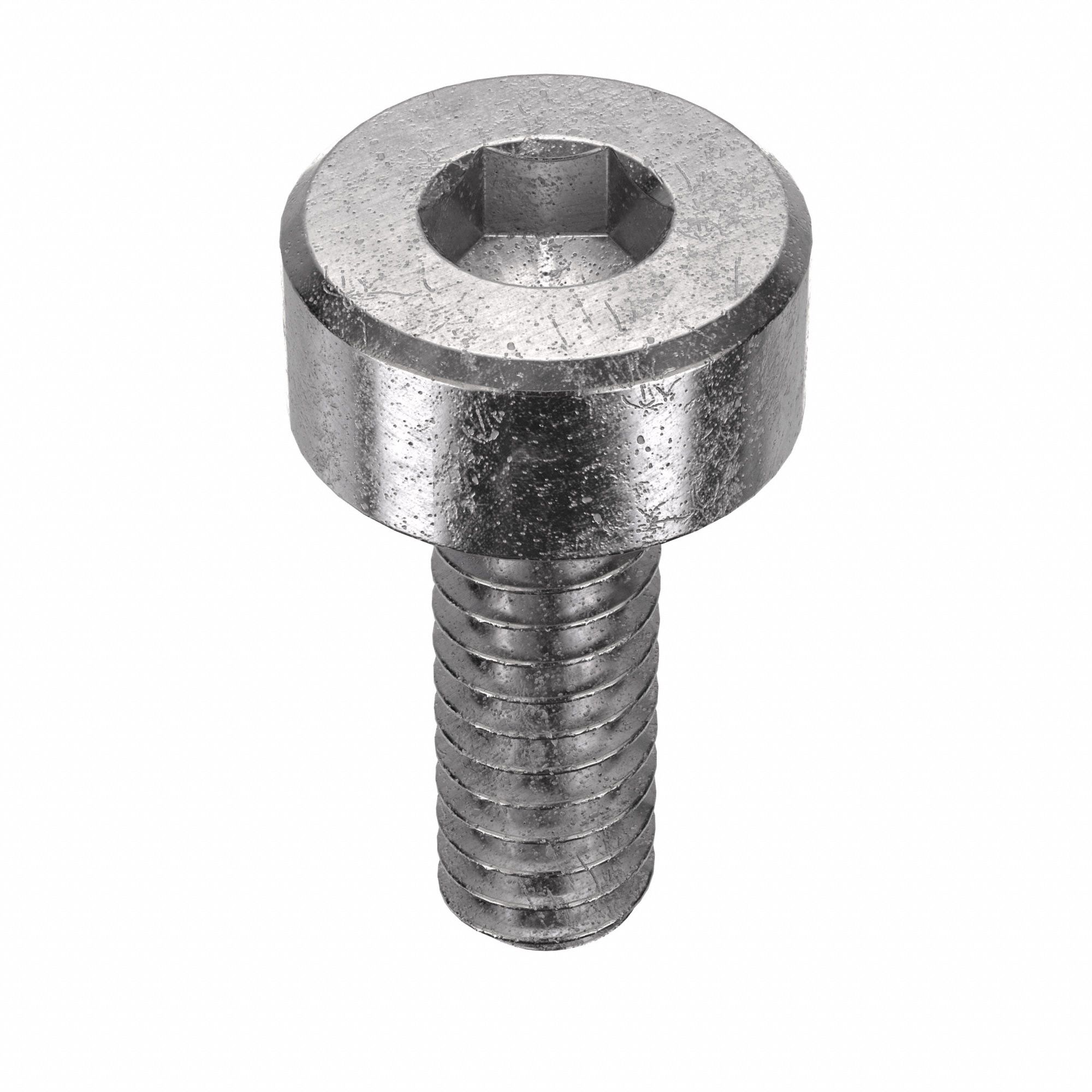 Socket Head Cap Screw: #2-56 Thread Size, 1/4 in Lg, Std, Plain, Stainless Steel, 316, 100 PK