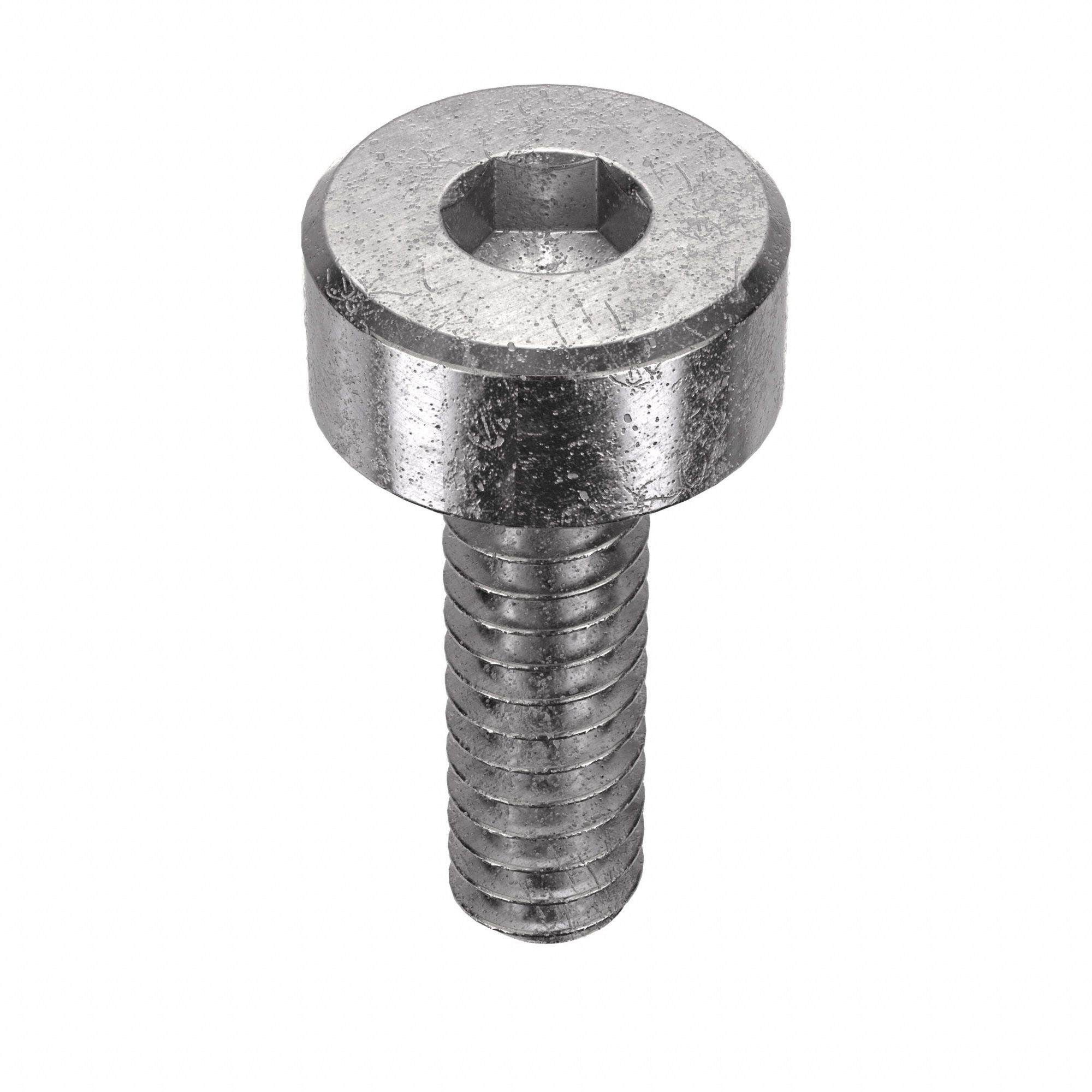 Socket Head Cap Screw: #4-40 Thread Size, 3/8 in Lg, Std, Plain, Stainless Steel, 316, 100 PK