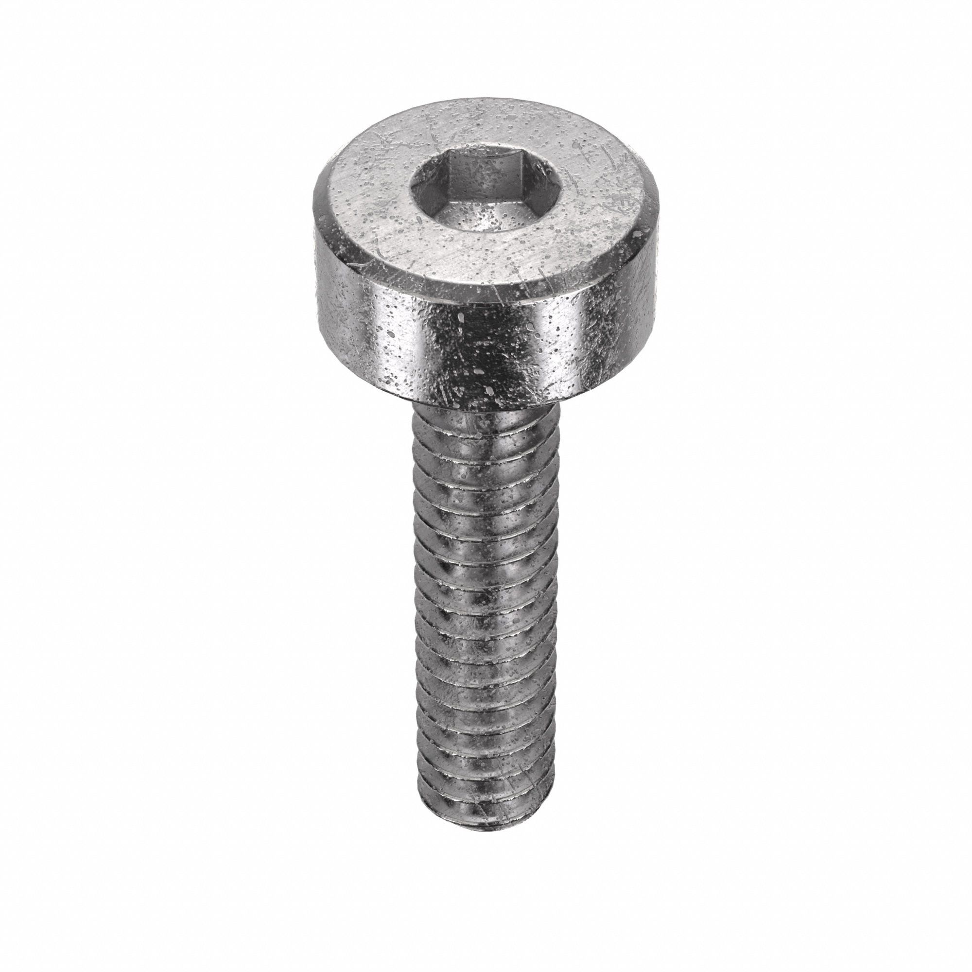 Socket Head Cap Screw: #4-40 Thread Size, 1/2 in Lg, Std, Plain, Stainless Steel, 316, 100 PK