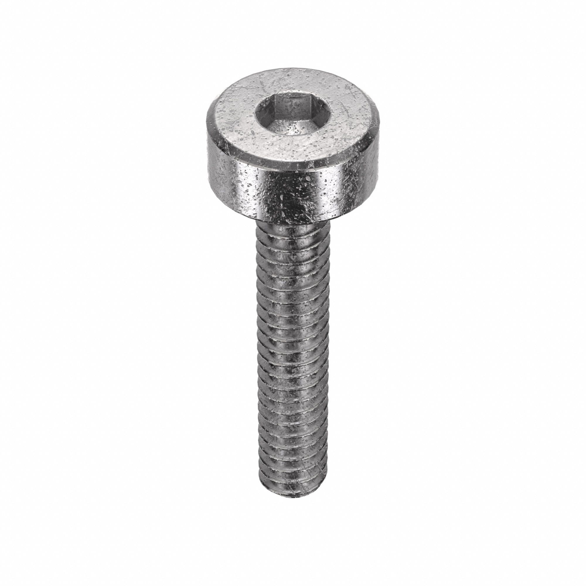 Socket Head Cap Screw: #4-40 Thread Size, 5/8 in Lg, Std, Plain, Stainless Steel, 316, 100 PK