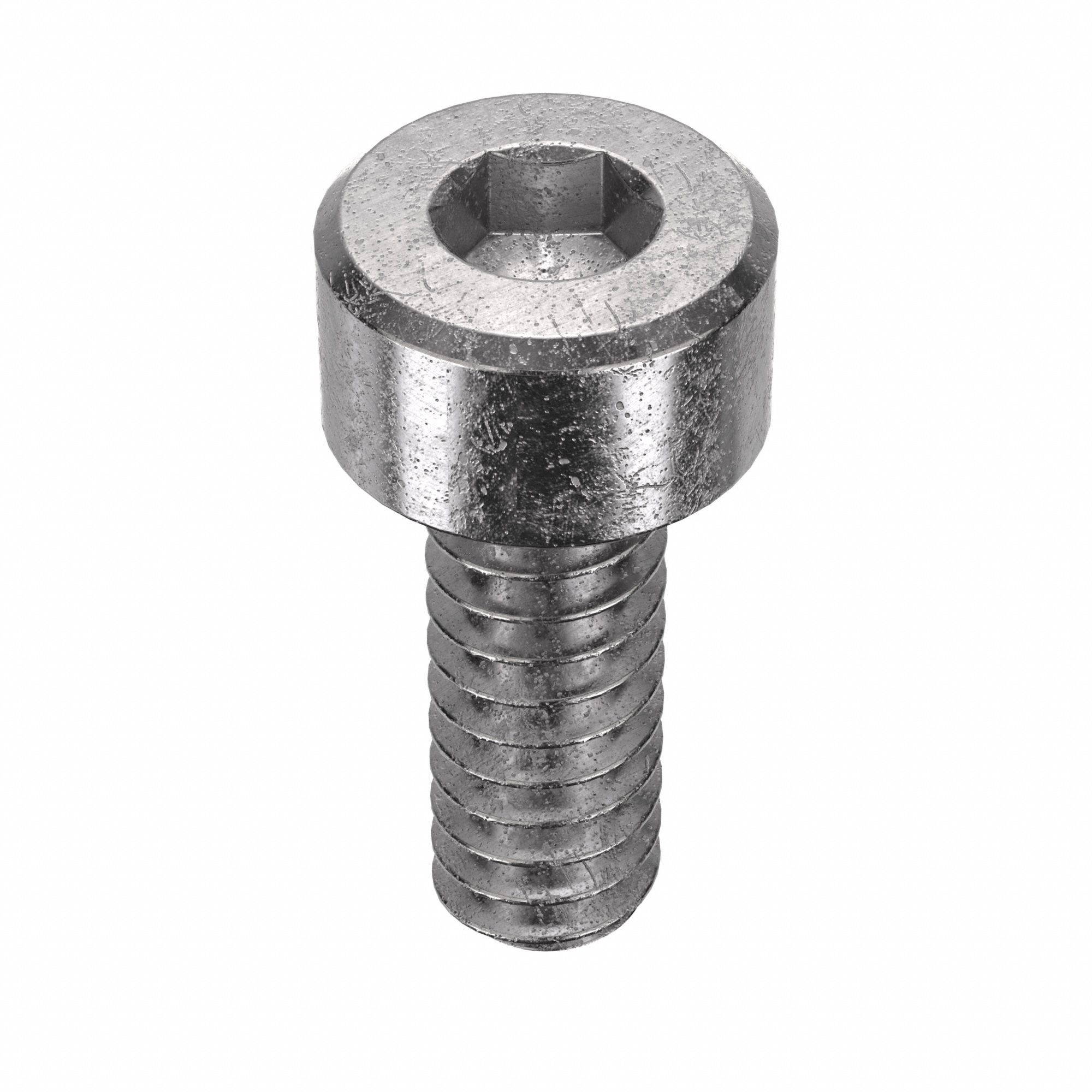 Socket Head Cap Screw: #6-32 Thread Size, 3/8 in Lg, Std, Plain, Stainless Steel, 316, 100 PK