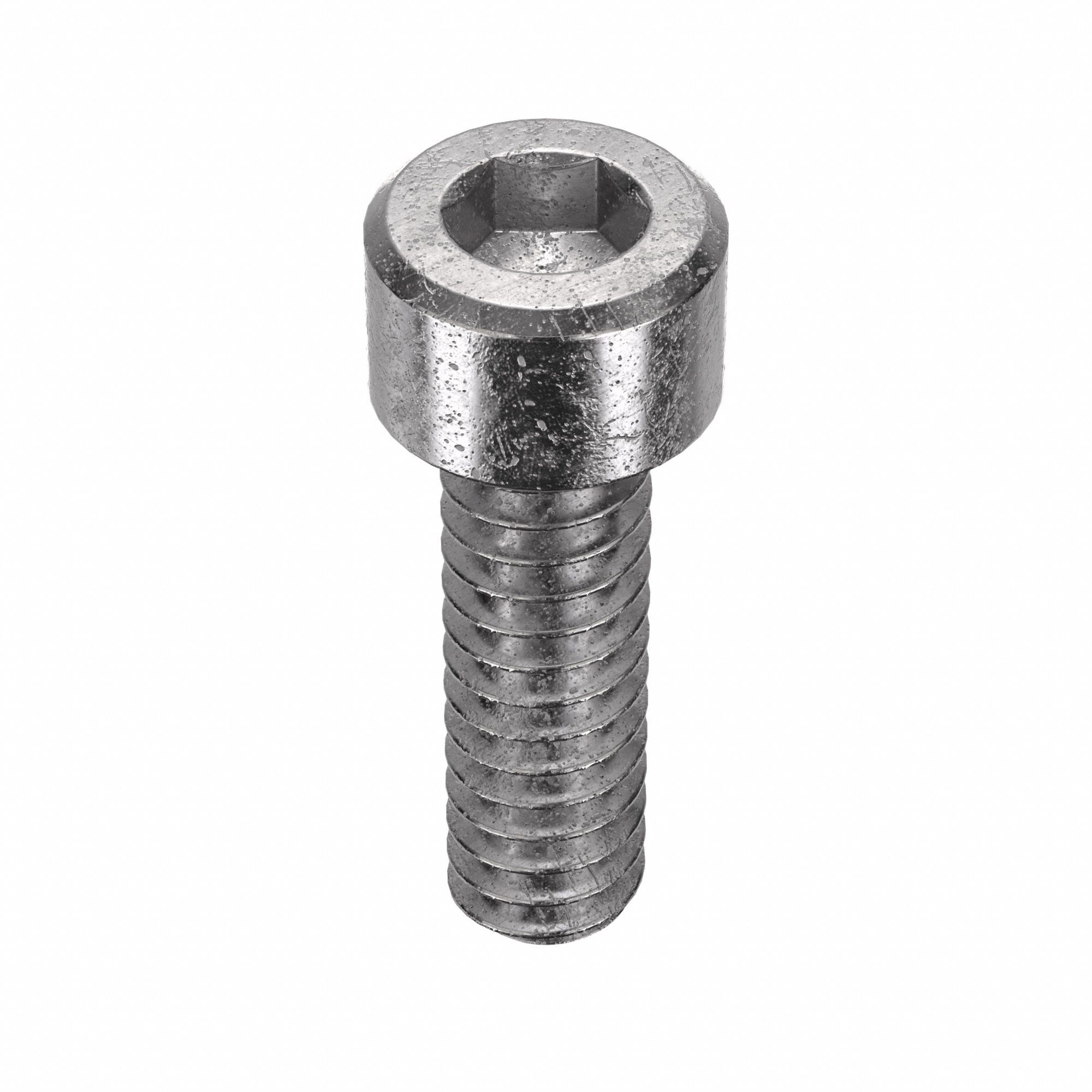 Socket Head Cap Screw: #10-24 Thread Size, 5/8 in Lg, Std, Plain, Stainless Steel, 316, 100 PK