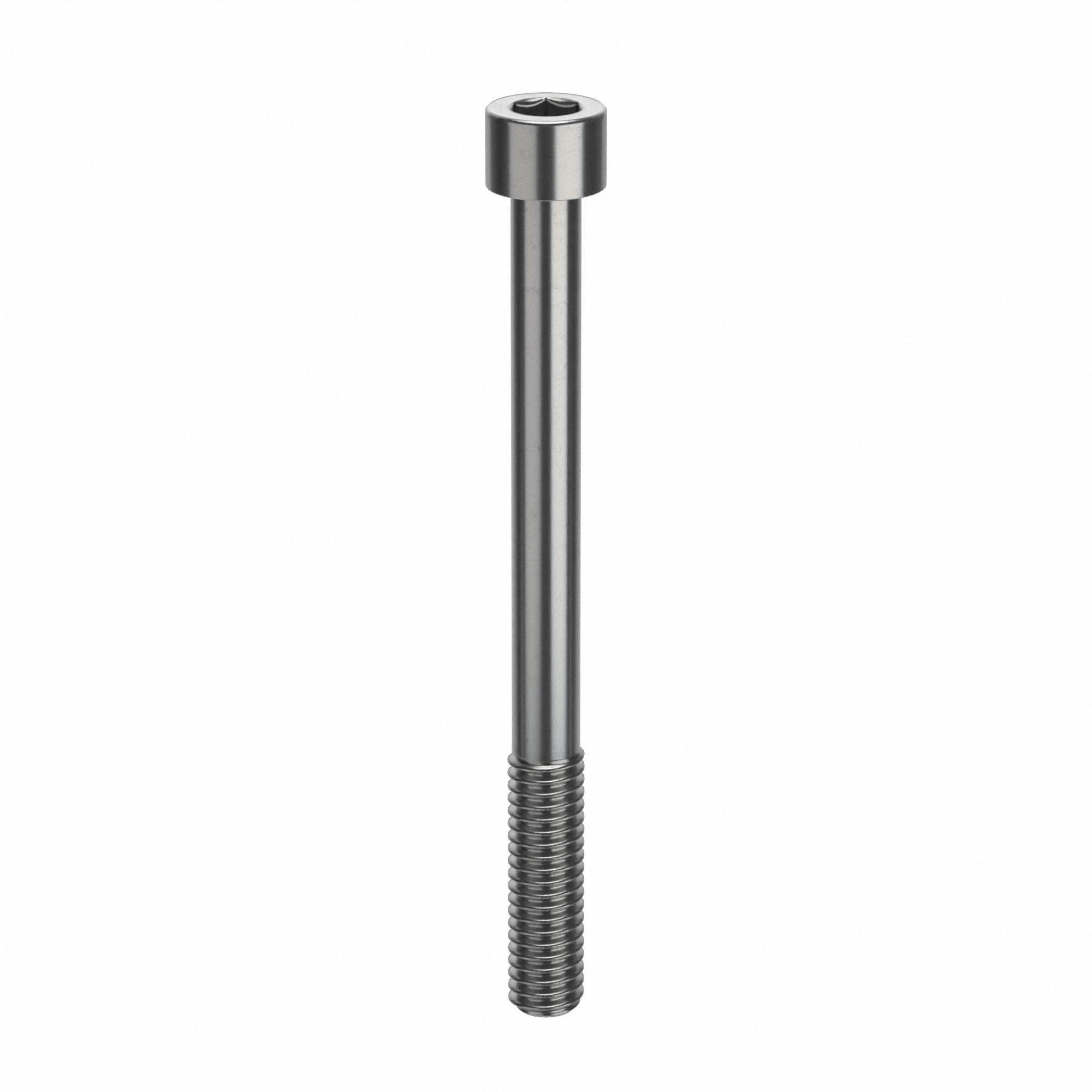 Socket Head Cap Screw: 5/16"-18 Thread Size, 3 1/2 in Lg, Std, Plain, Stainless Steel, 316, 25 PK