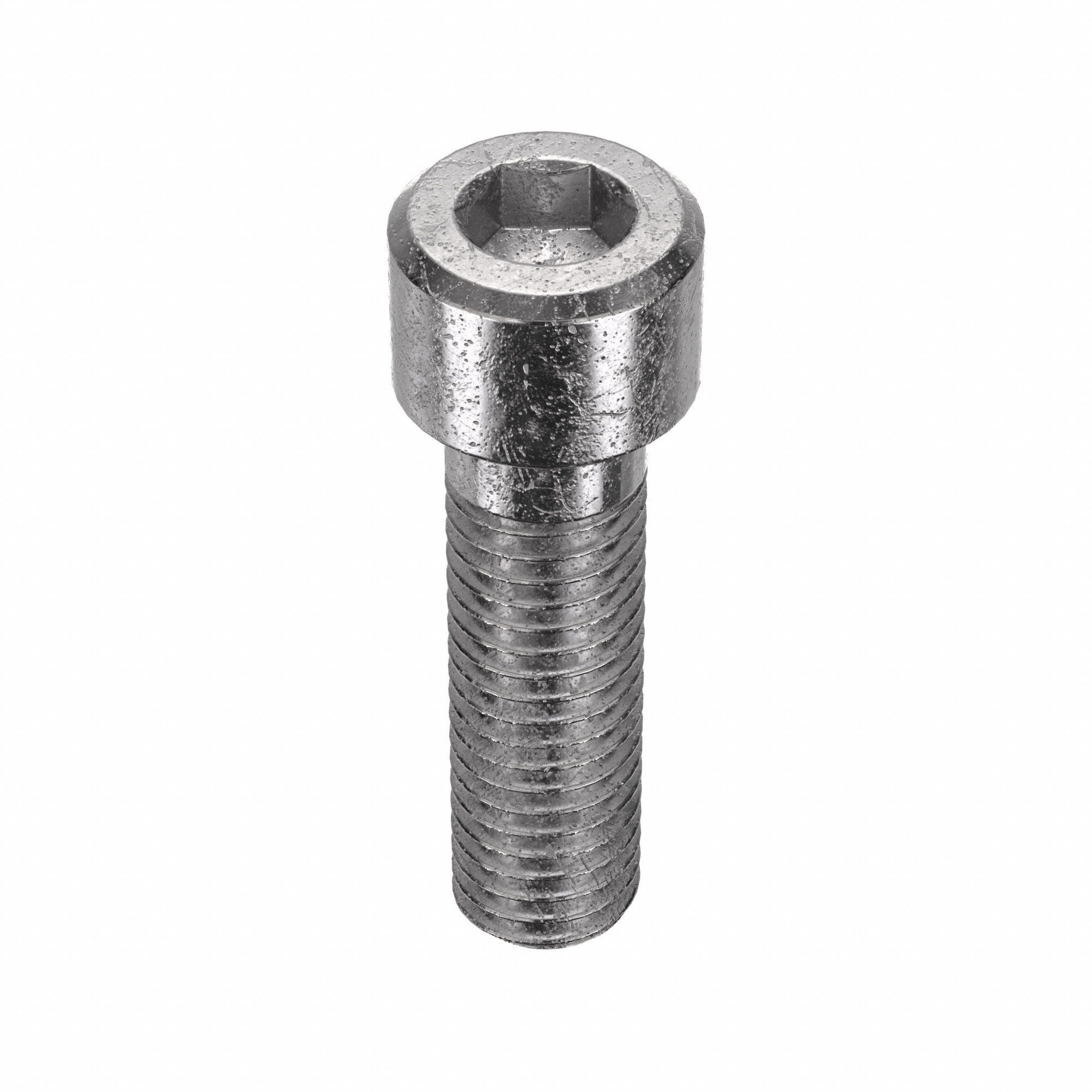 Socket Head Cap Screw: 1/2"-13 Thread Size, 1 3/4 in Lg, Std, Plain, Stainless Steel, 316, 10 PK