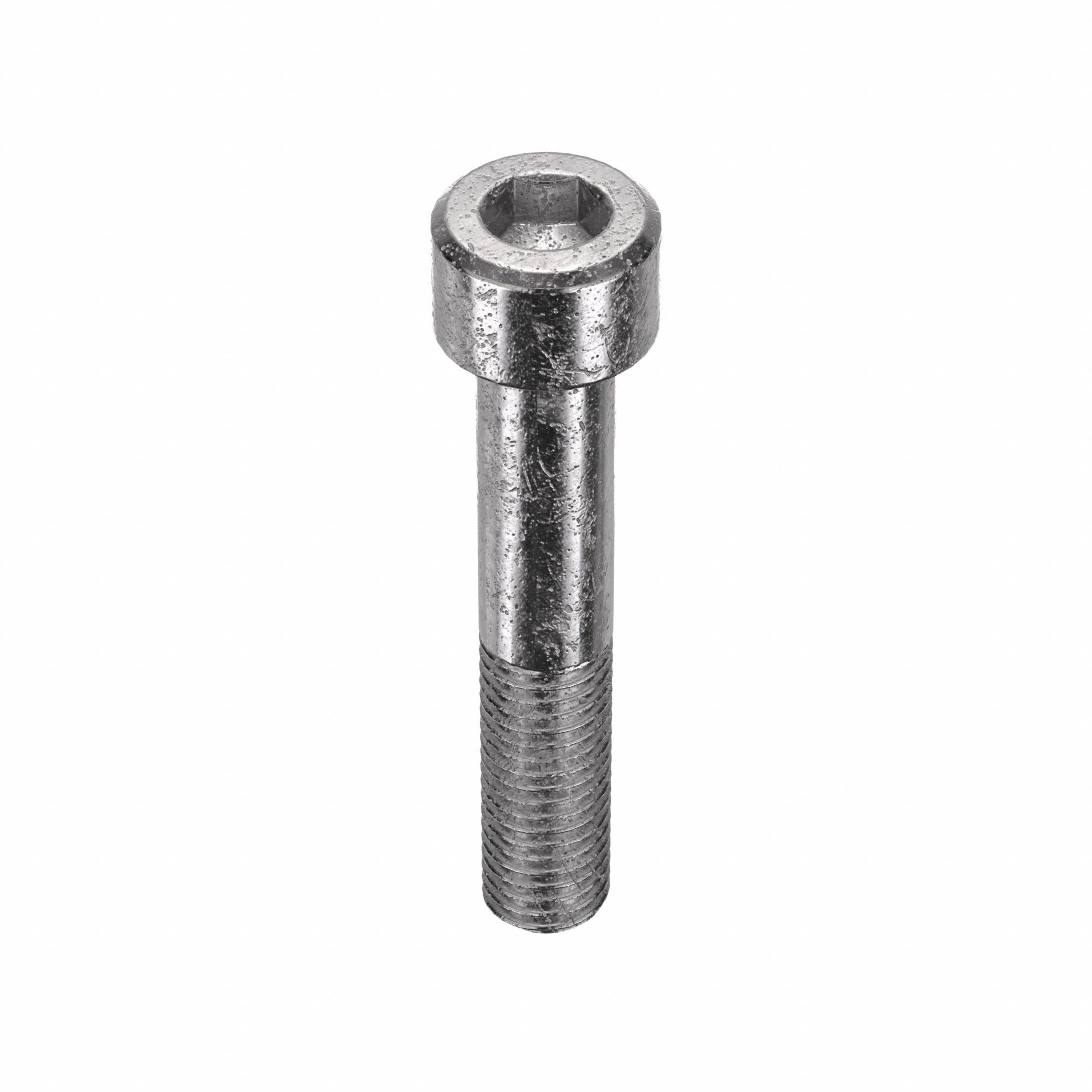 SOCKET HEAD CAP SCREW, ⅝"-11 THREAD, 3½ IN L, STANDARD, PLAIN FINISH, 316 STAINLESS STEEL, 5 PK