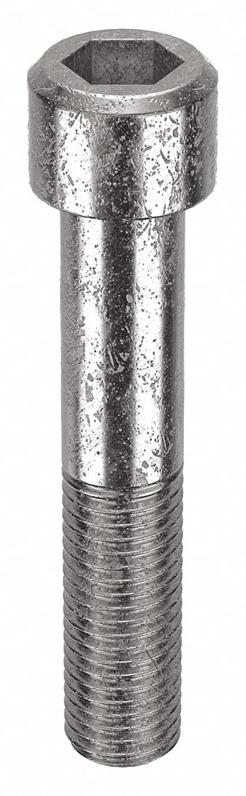 Socket Head Cap Screw: 3/4"-10 Thread Size, 4 in Lg, Std, Plain, Stainless Steel, 316, 5 PK