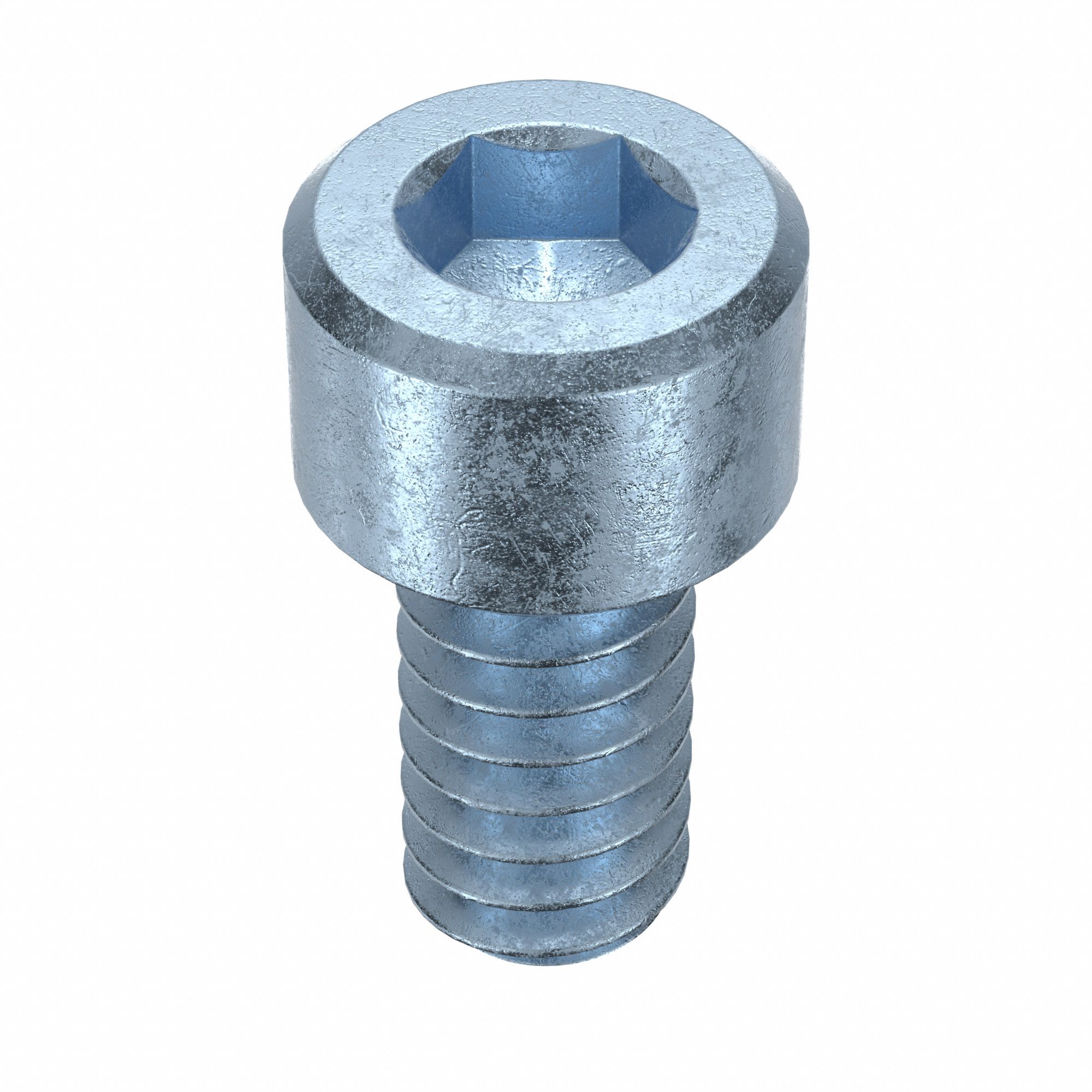 Socket Head Cap Screw: #10-24 Thread Size, 3/8 in Lg, Std, Zinc Plated, Alloy Steel, 100 PK