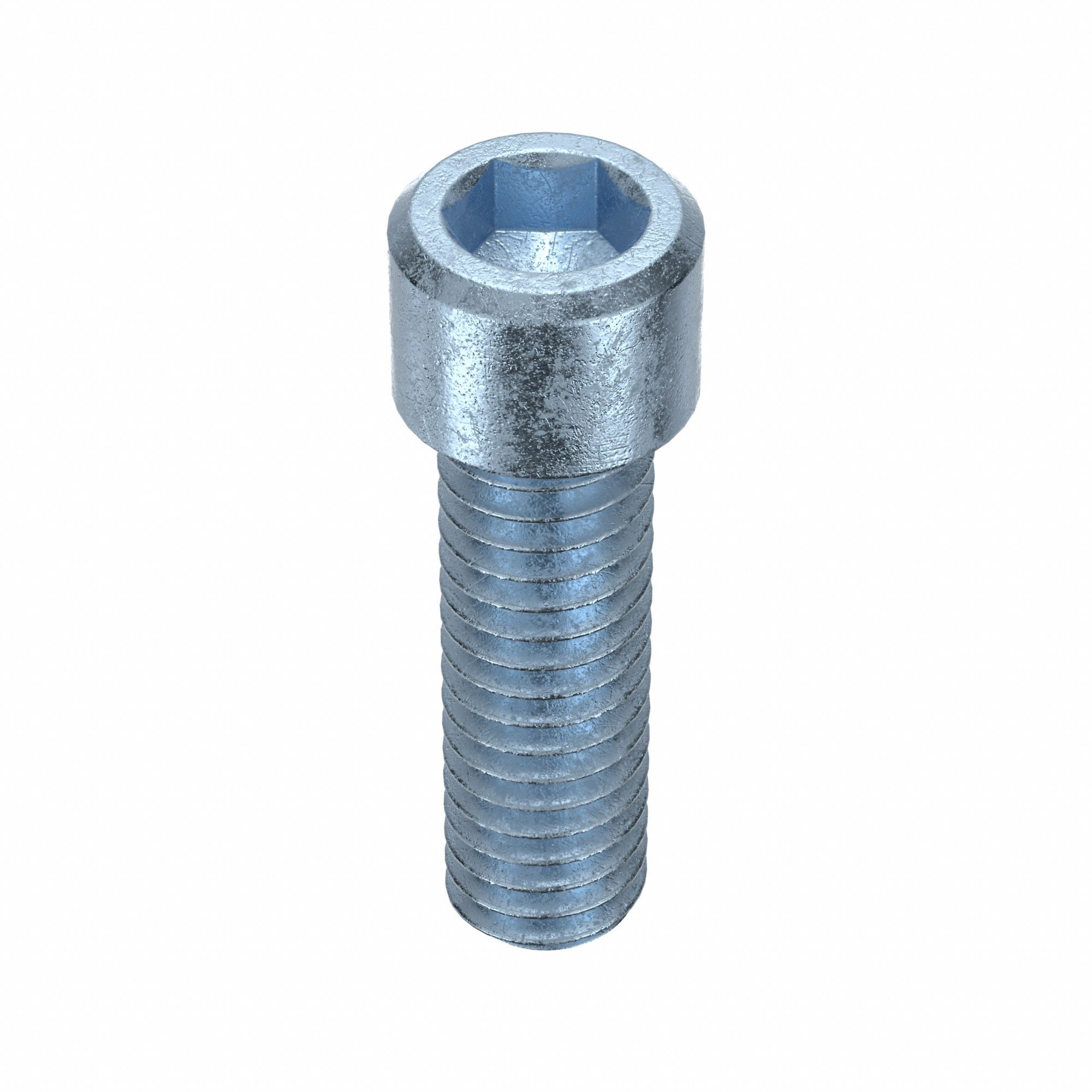 Socket Head Cap Screw: 5/16"-18 Thread Size, 1 in Lg, Std, Zinc Plated, Alloy Steel, 50 PK