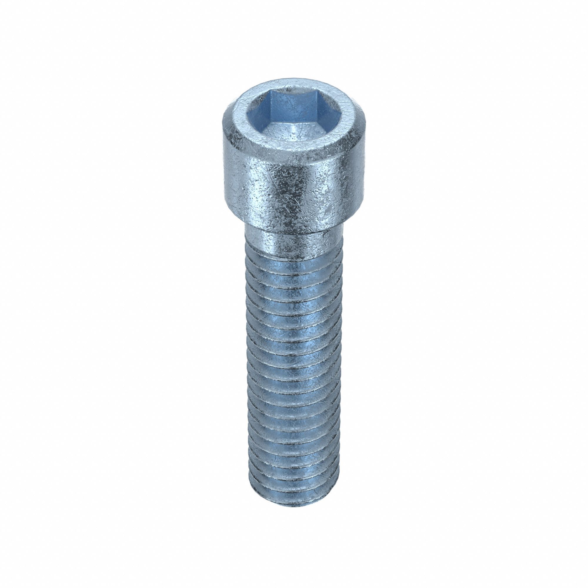 Socket Head Cap Screw: 5/16"-18 Thread Size, 1 1/4 in Lg, Std, Zinc Plated, Alloy Steel, 50 PK