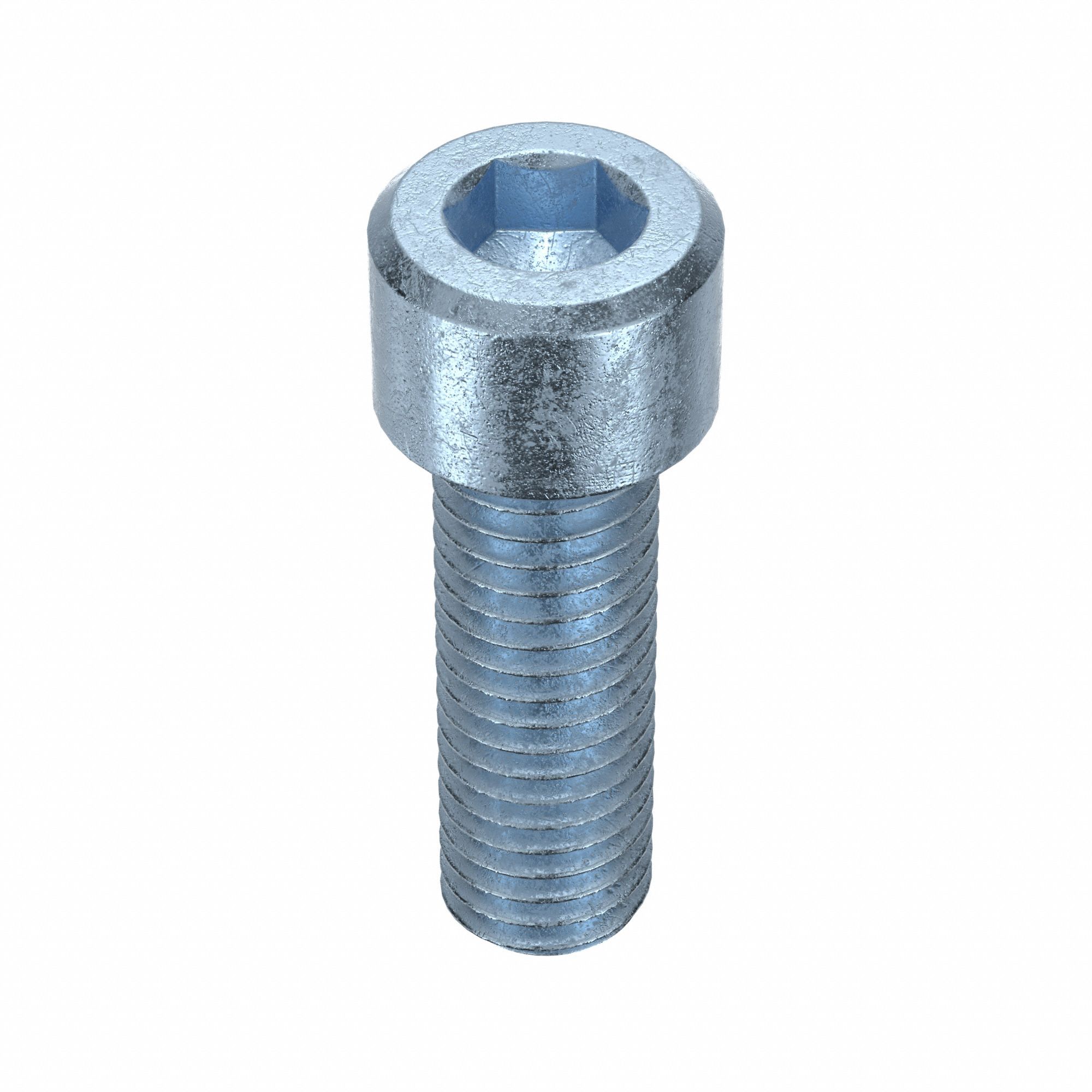 Socket Head Cap Screw: 1/2"-13 Thread Size, 1 1/2 in Lg, Std, Zinc Plated, Alloy Steel, 10 PK