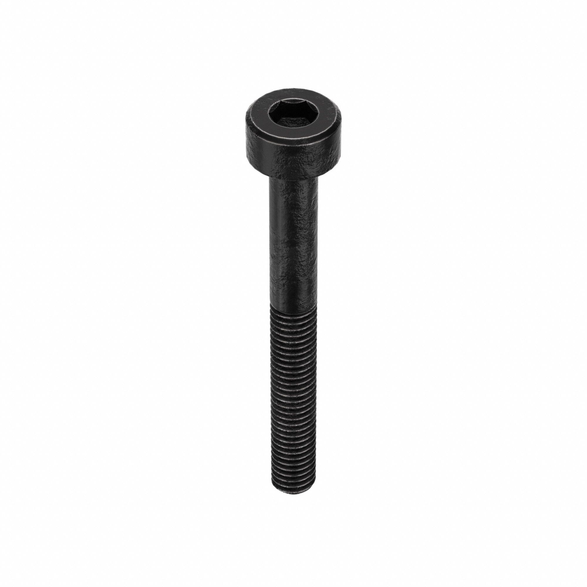 Socket Head Cap Screw: #8-36 Thread Size, 1 1/2 in Lg, Std, Black Oxide, Alloy Steel, 100 PK