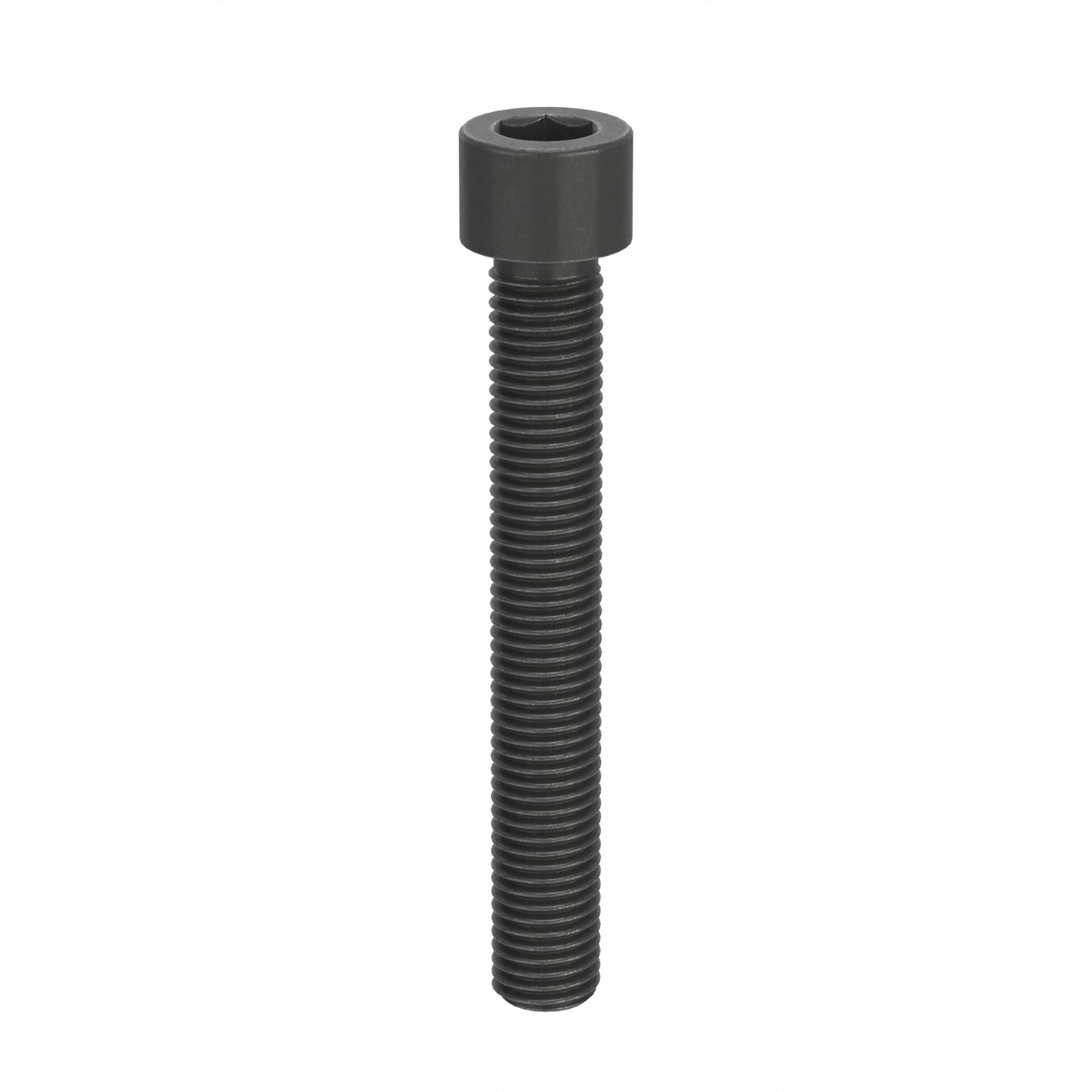Socket Head Cap Screw: 5/16"-24 Thread Size, 2 1/4 in Lg, Std, Black Oxide, Alloy Steel, 25 PK