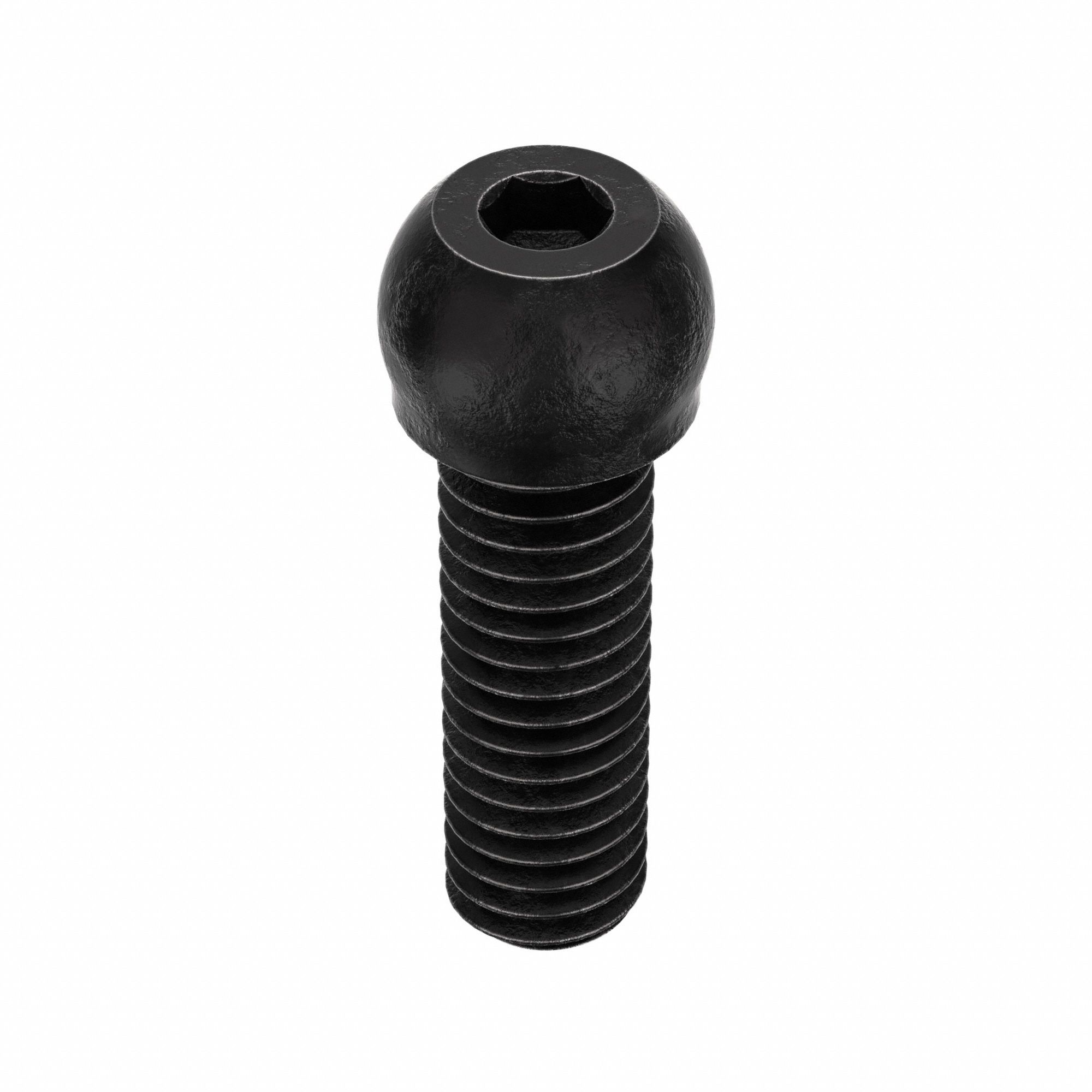 Socket Head Cap Screw: 5/16"-18 Thread Size, 1 in Lg, Button, Black Oxide, Alloy Steel, 50 PK
