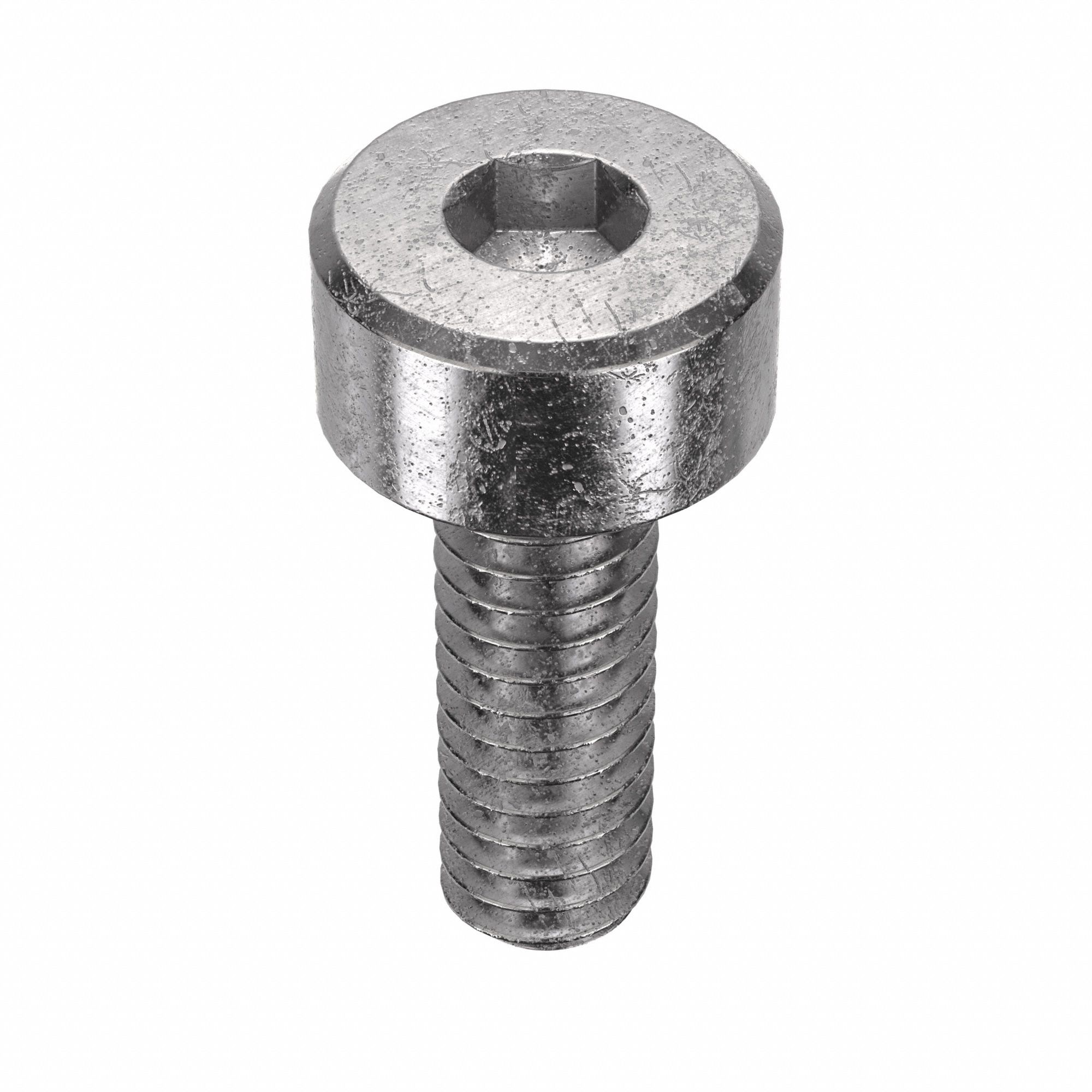 SOCKET HEAD CAP SCREW, M2-0.4 THREAD, 6MM L, STANDARD, PLAIN, 18-8 STAINLESS STEEL, 50 PK