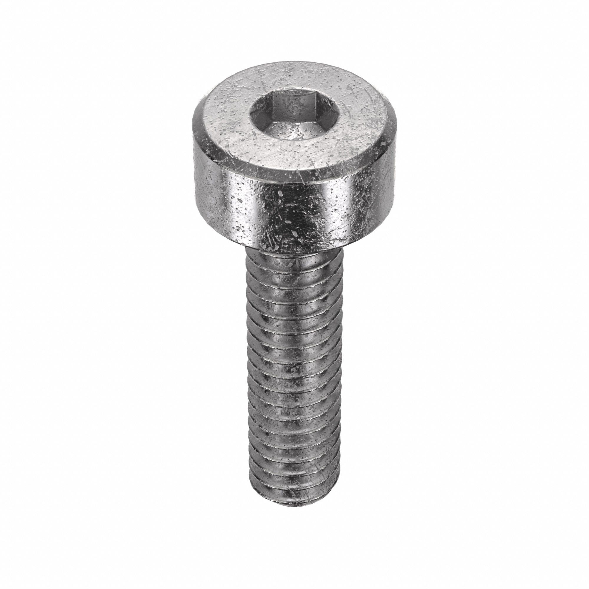 Socket Head Cap Screw: M2x0.40 Thread Size, 8 mm Lg, Std, Plain, Stainless Steel, 18-8, 50 PK