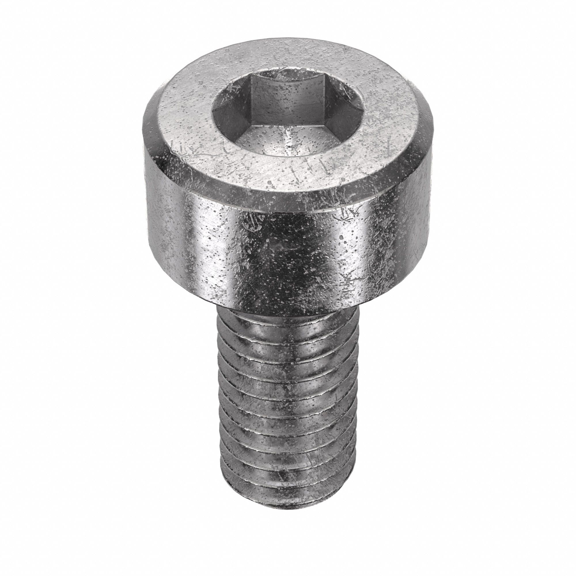 Socket Head Cap Screw: #8-36 Thread Size, 3/8 in Lg, Std, Plain, Stainless Steel, 18-8, 100 PK