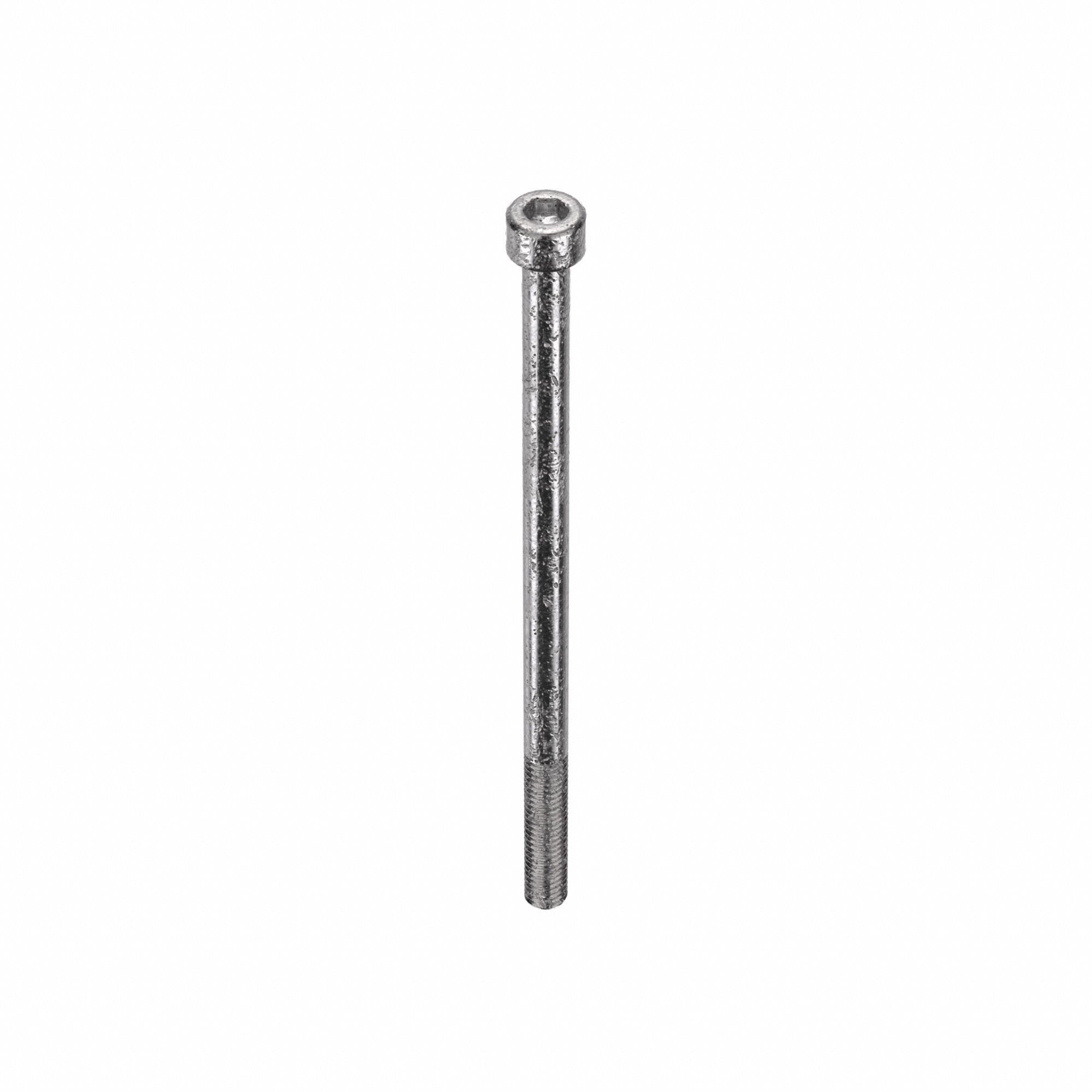Socket Head Cap Screw: #10-32 Thread Size, 3 1/2 in Lg, Std, Plain, Stainless Steel, 18-8, 100 PK