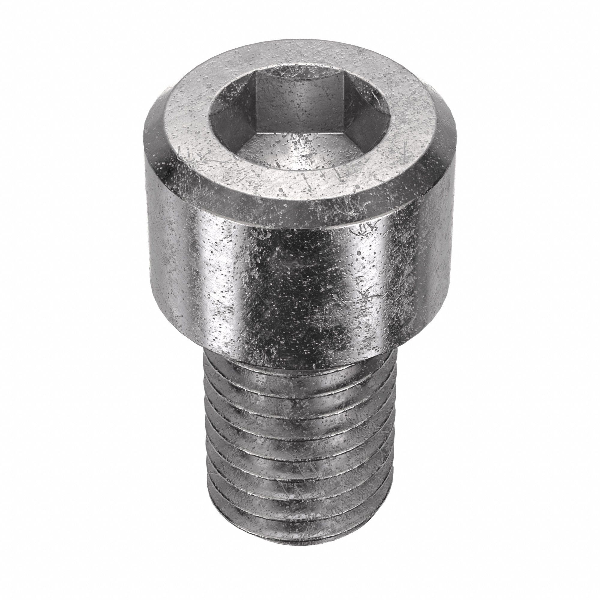 Socket Head Cap Screw: 1/4"-28 Thread Size, 3/8 in Lg, Std, Plain, Stainless Steel, 18-8, 100 PK