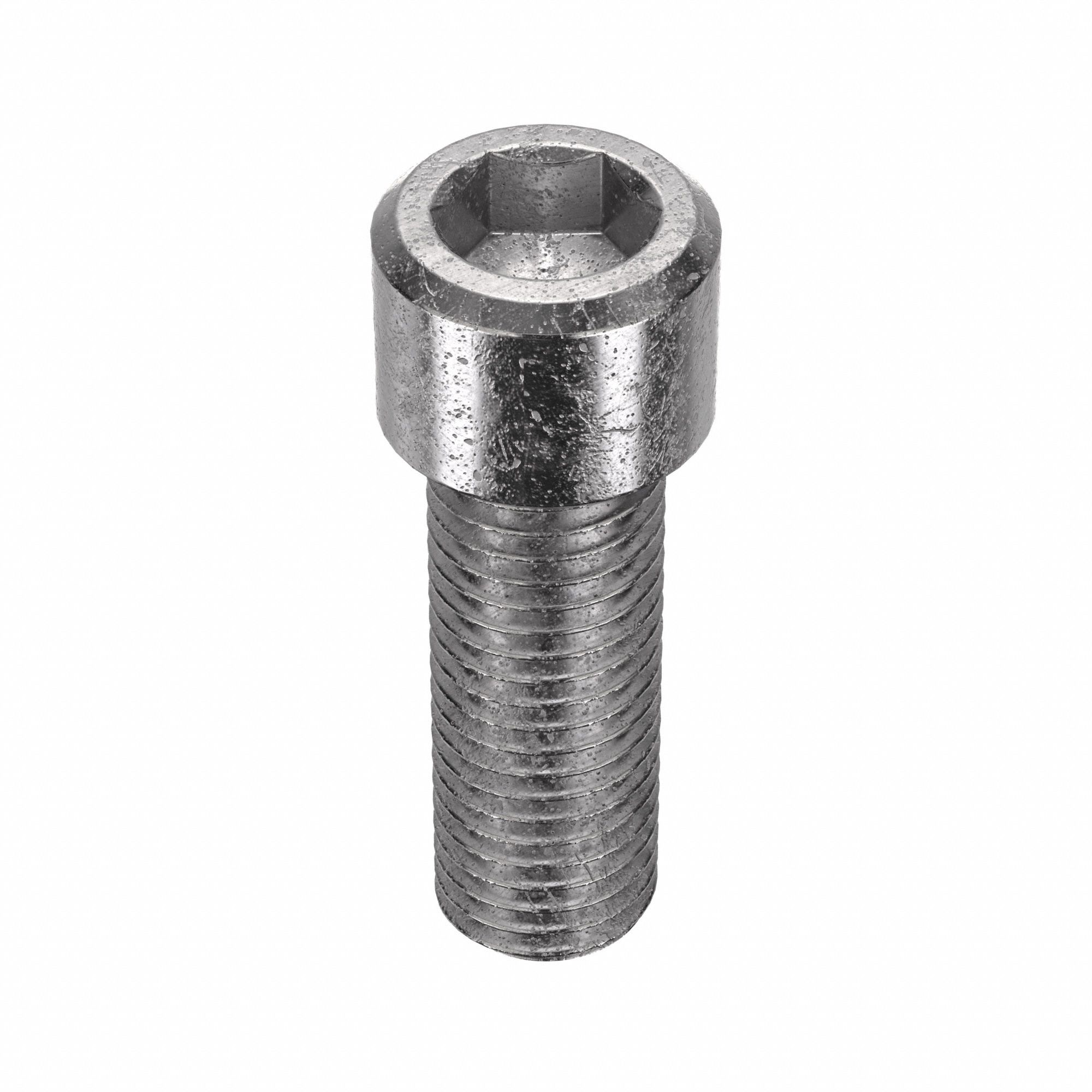 Socket Head Cap Screw: 5/16"-24 Thread Size, 7/8 in Lg, Std, Plain, Stainless Steel, 18-8, 100 PK