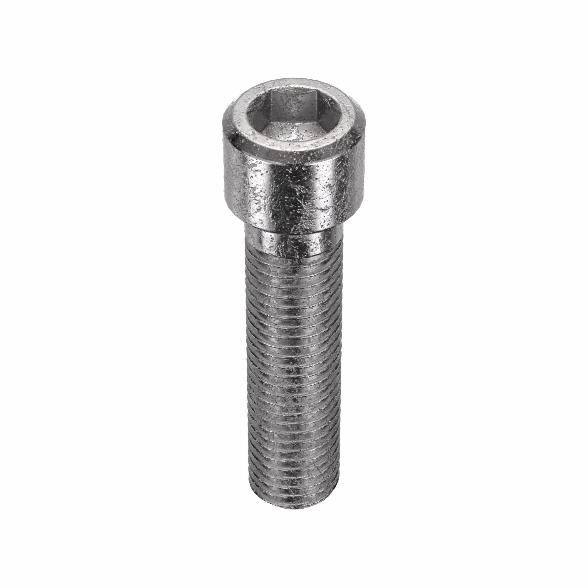 Socket Head Cap Screw: 5/16"-24 Thread Size, 1 1/4 in Lg, Std, Plain, Stainless Steel, 18-8, 50 PK