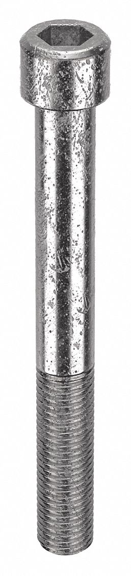 Socket Head Cap Screw: 5/16"-24 Thread Size, 2 3/4 in Lg, Std, Plain, Stainless Steel, 18-8, 25 PK