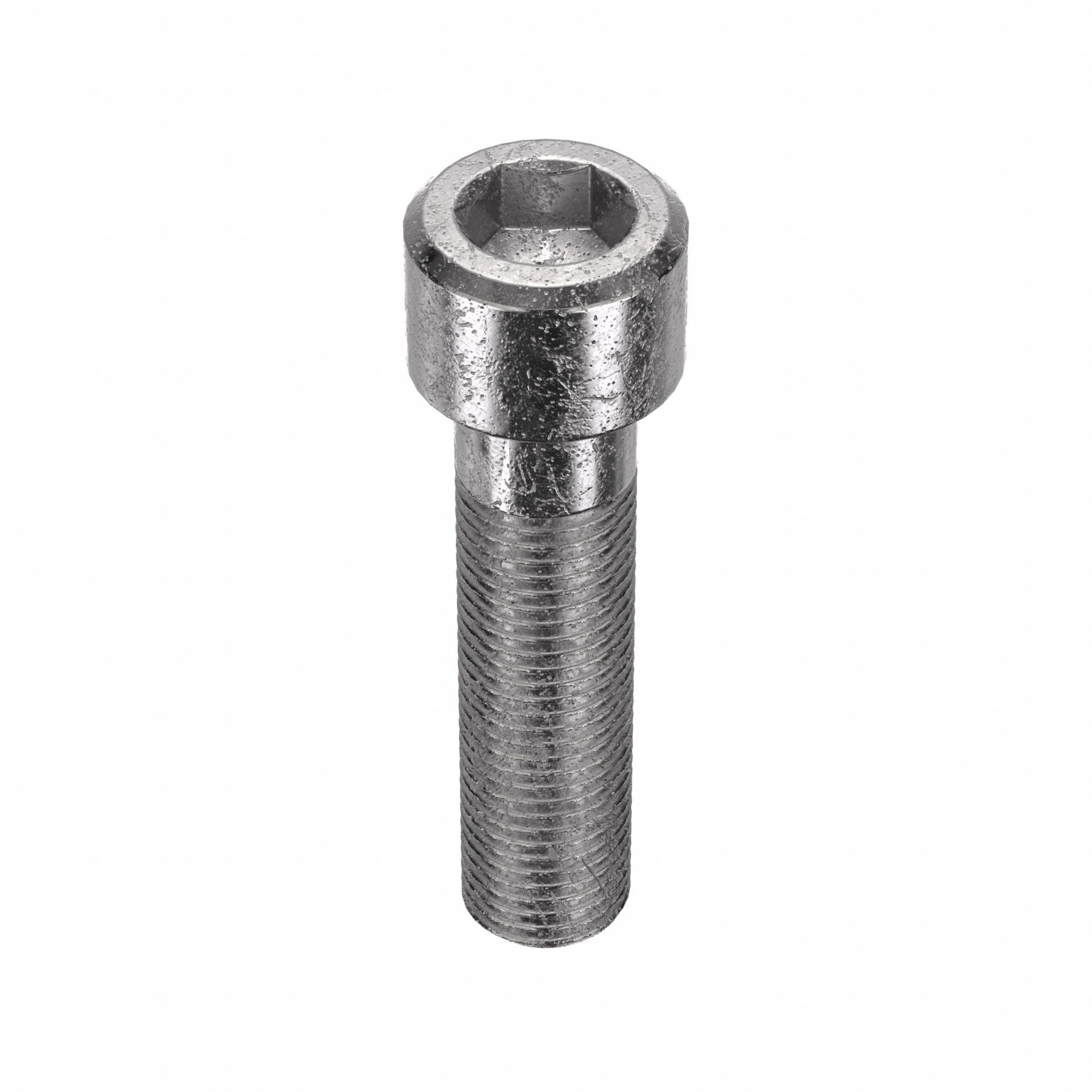 Socket Head Cap Screw: 3/8"-24 Thread Size, 1 1/2 in Lg, Std, Plain, Stainless Steel, 18-8, 25 PK