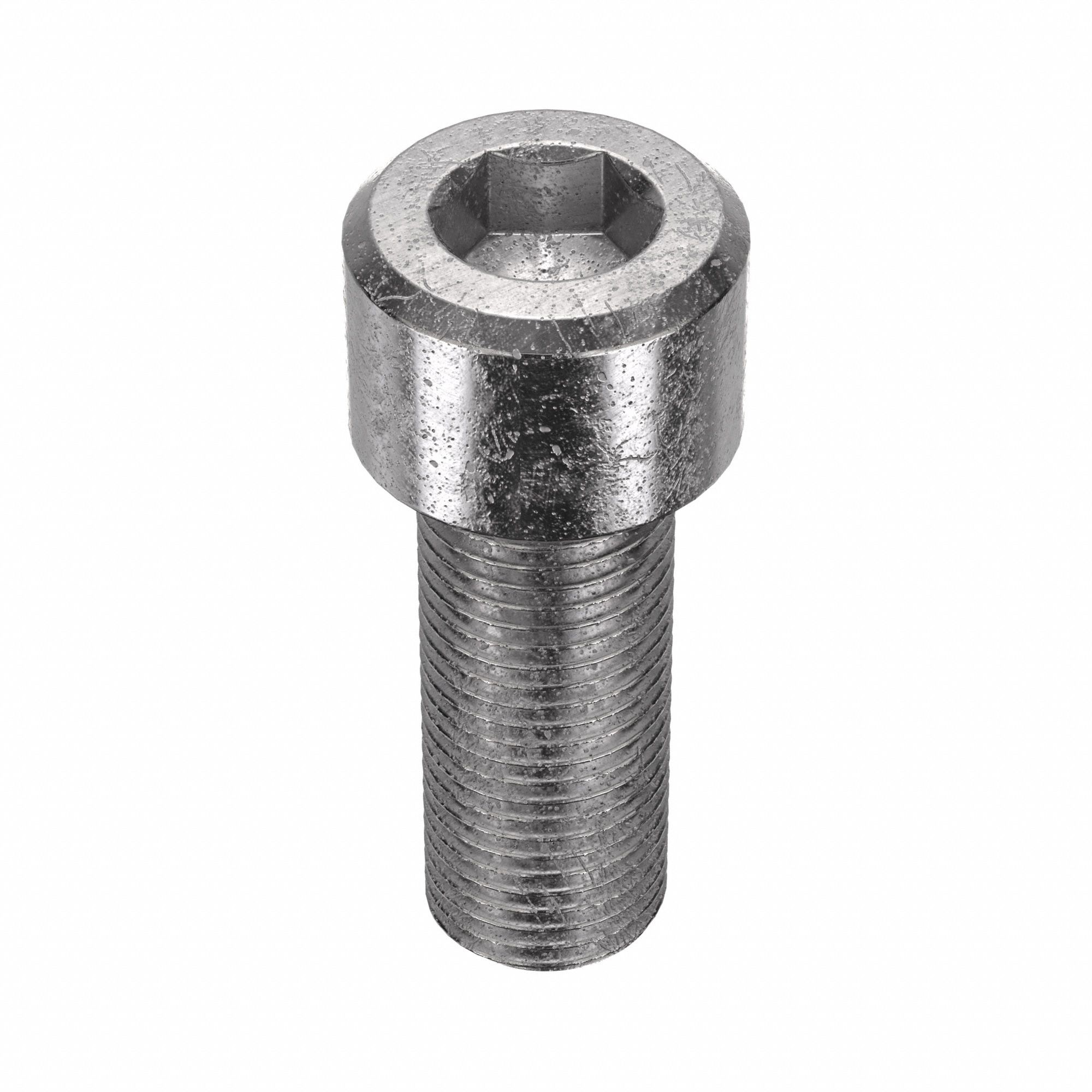 Socket Head Cap Screw: 1/2"-20 Thread Size, 1 1/4 in Lg, Std, Plain, Stainless Steel, 18-8, 10 PK