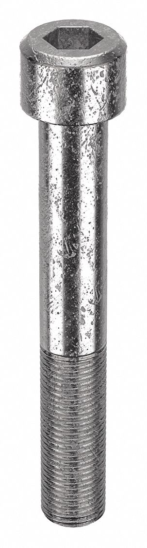 Socket Head Cap Screw: 1/2"-20 Thread Size, 3 1/2 in Lg, Std, Plain, Stainless Steel, 18-8, 5 PK