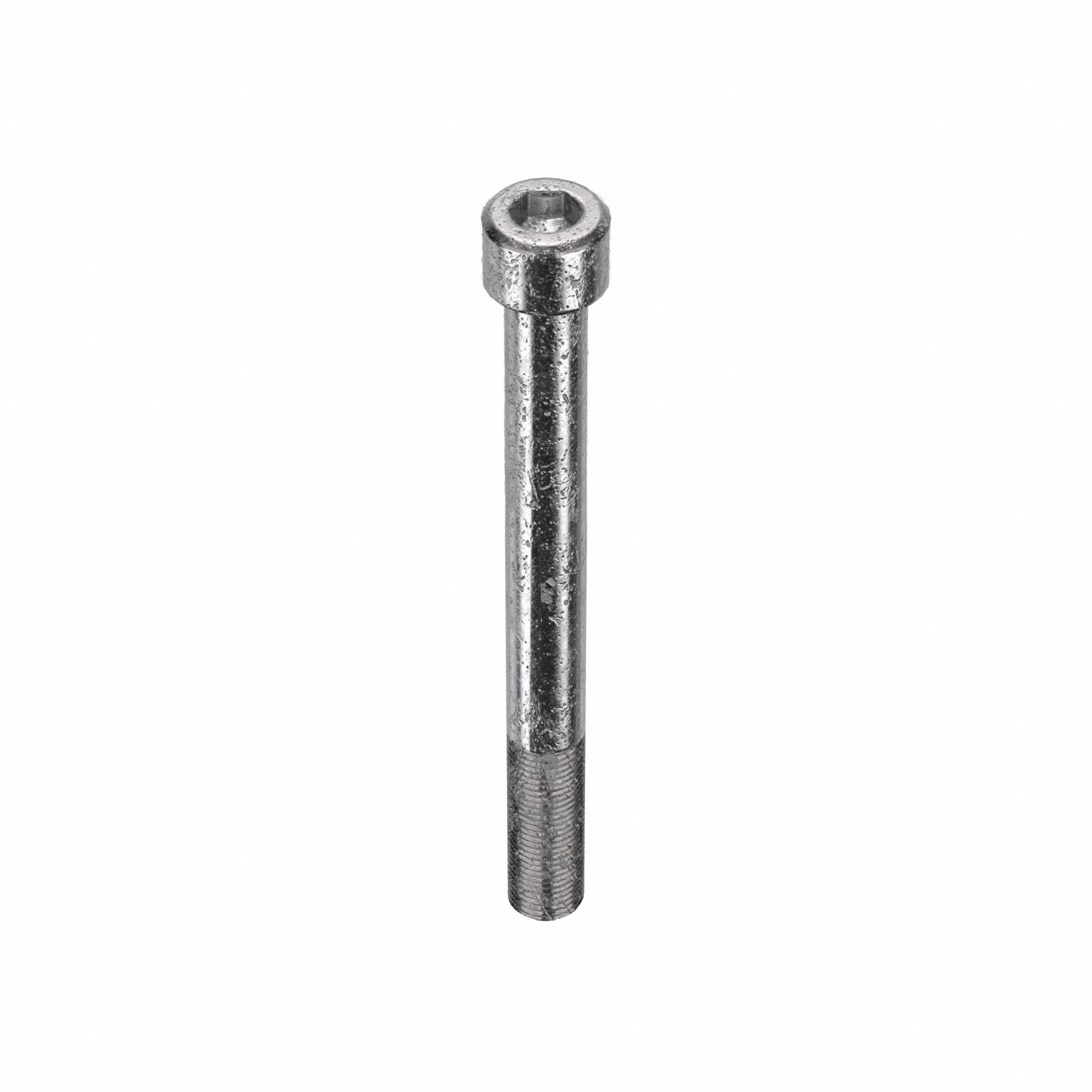 Socket Head Cap Screw: 1/2"-20 Thread Size, 5 in Lg, Std, Plain, Stainless Steel, 18-8, 5 PK
