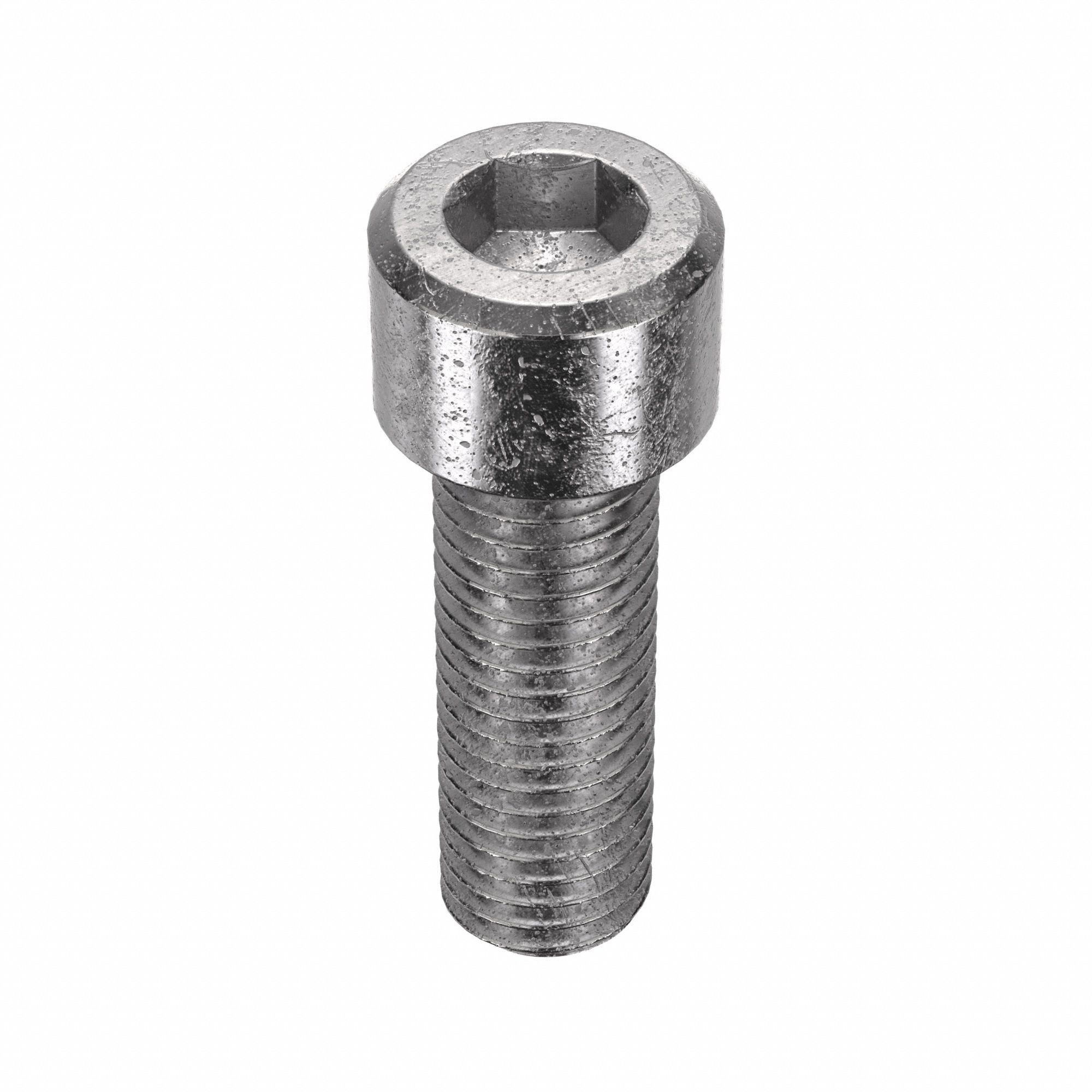 Socket Head Cap Screw: 1/4"-28 Thread Size, 3/4 in Lg, Std, Plain, Stainless Steel, 316, 100 PK