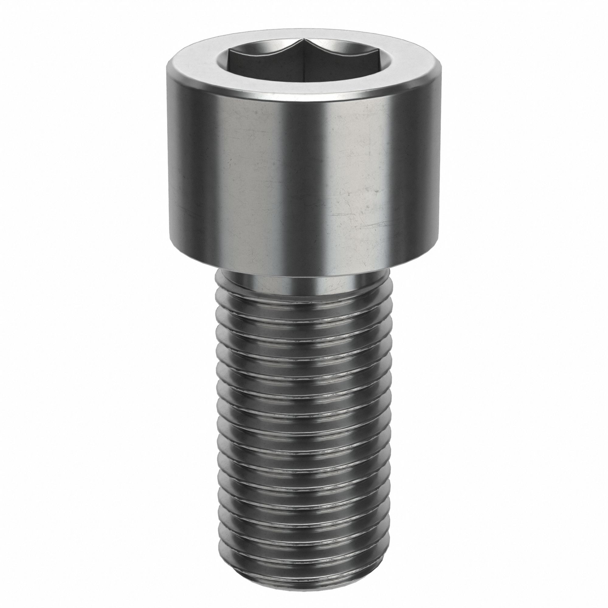 Socket Head Cap Screw: 3/8"-24 Thread Size, 3/4 in Lg, Std, Plain, Stainless Steel, 316, 50 PK
