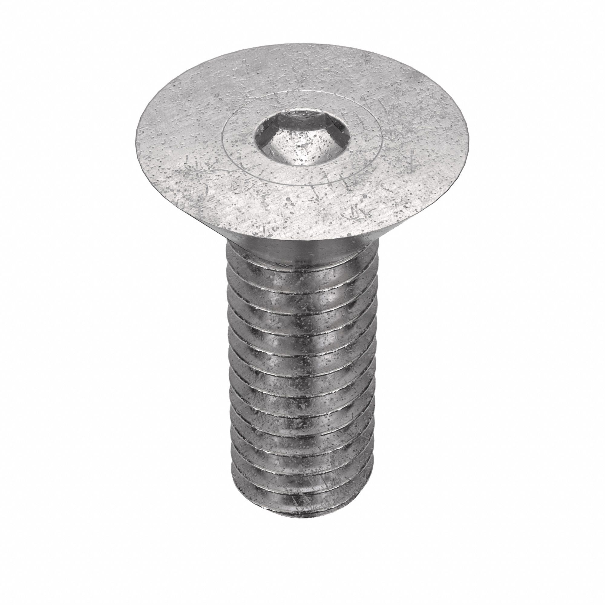 Socket Flat Head Screw: 5/16"-18 Thread Size, 5/8 in Lg, Flat, Plain, Stainless Steel, 18-8, 100 PK